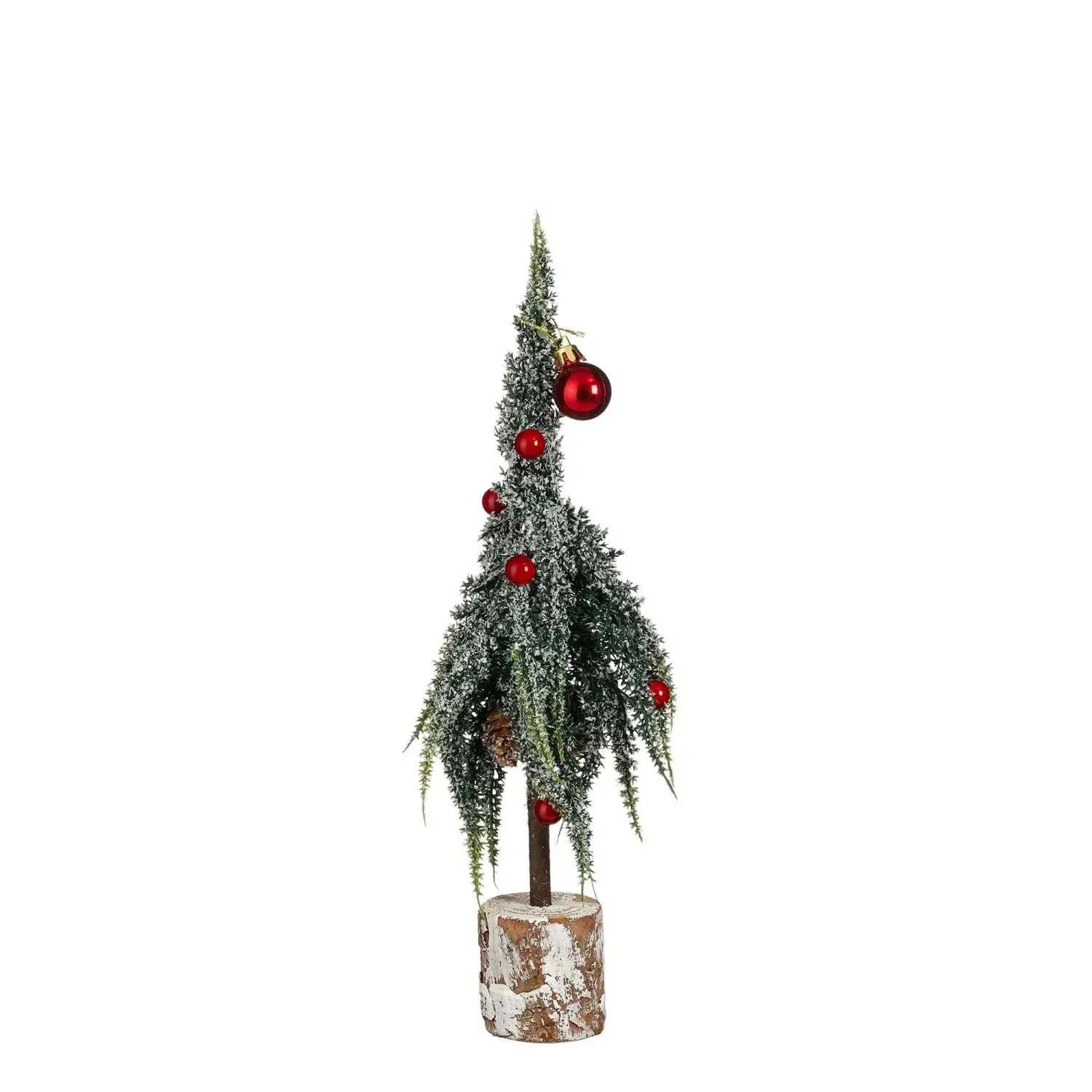 Mica Decorations Dekorace bobule, zelená ojíněná, pr. 14 x 27 cm
