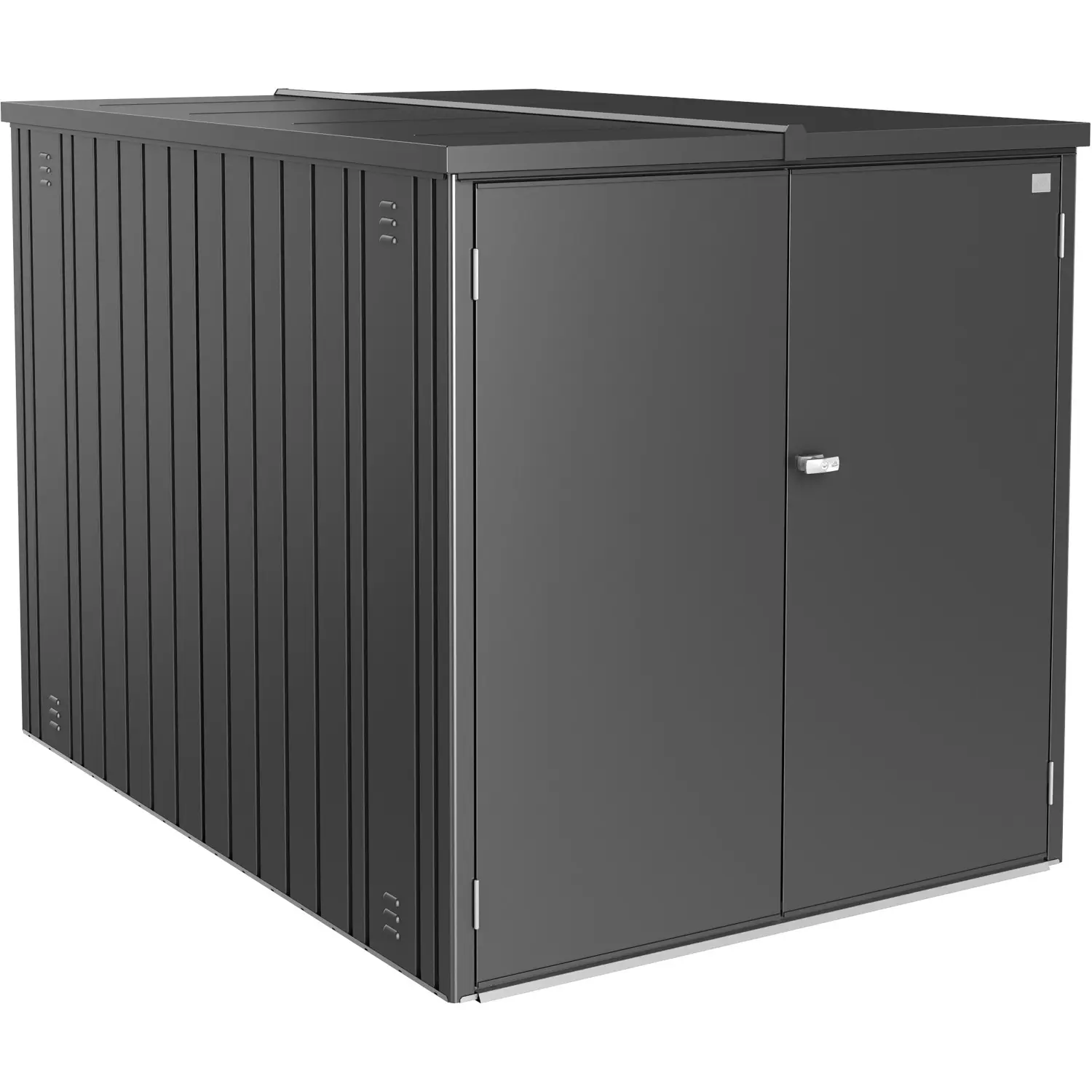 Biohort Multifunkční zahradní box Minigaráž (2023) tmavě šedá 145 x 203 x 150 cm
