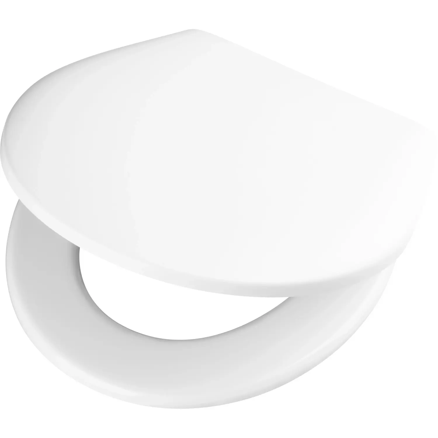 baliv WC sedátko Guindas, duroplast, SoftClose, kovové závěsy, bílá