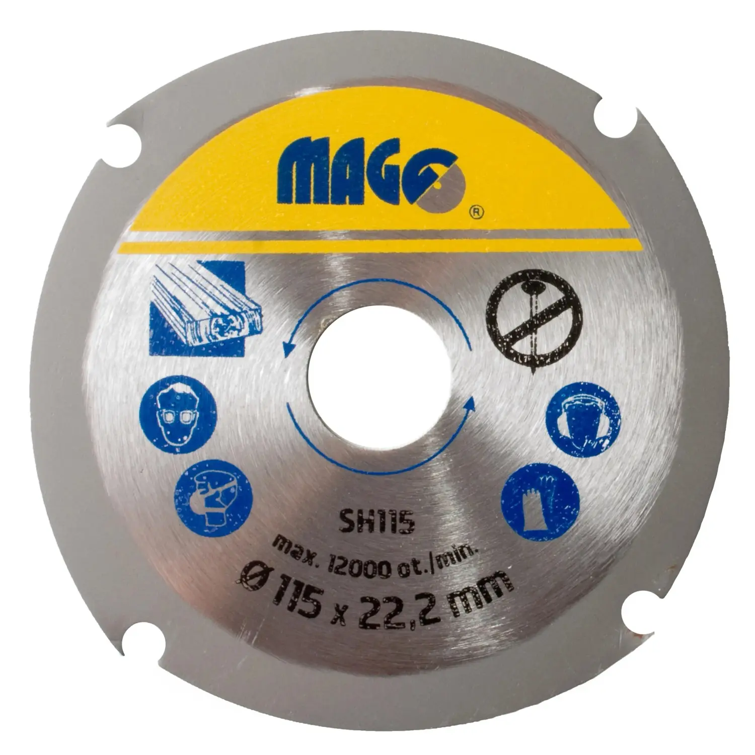 Magg Řezný kotouč na dřevo 115 mm
