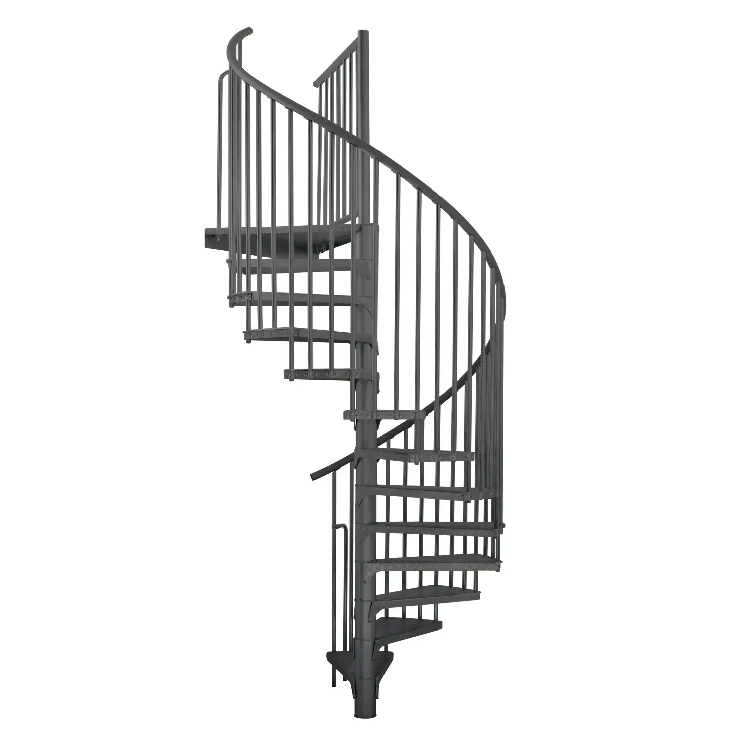 Minka STAIRS Venkovní točité schodiště Rondo Zink Color antracitové pr. 180 cm