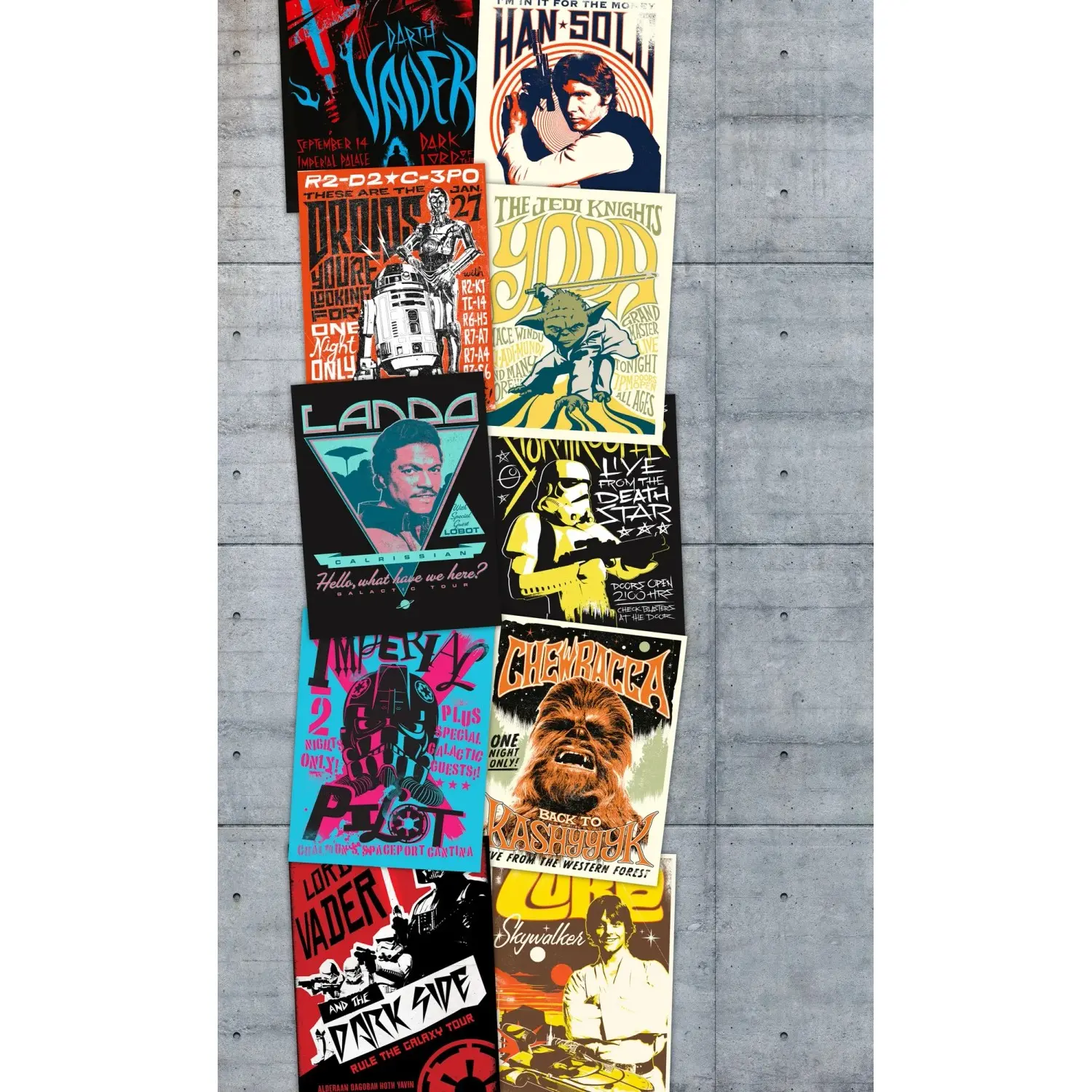 Komar Vliesová fototapeta Star Wars Rock On Wall 120 x 200 cm