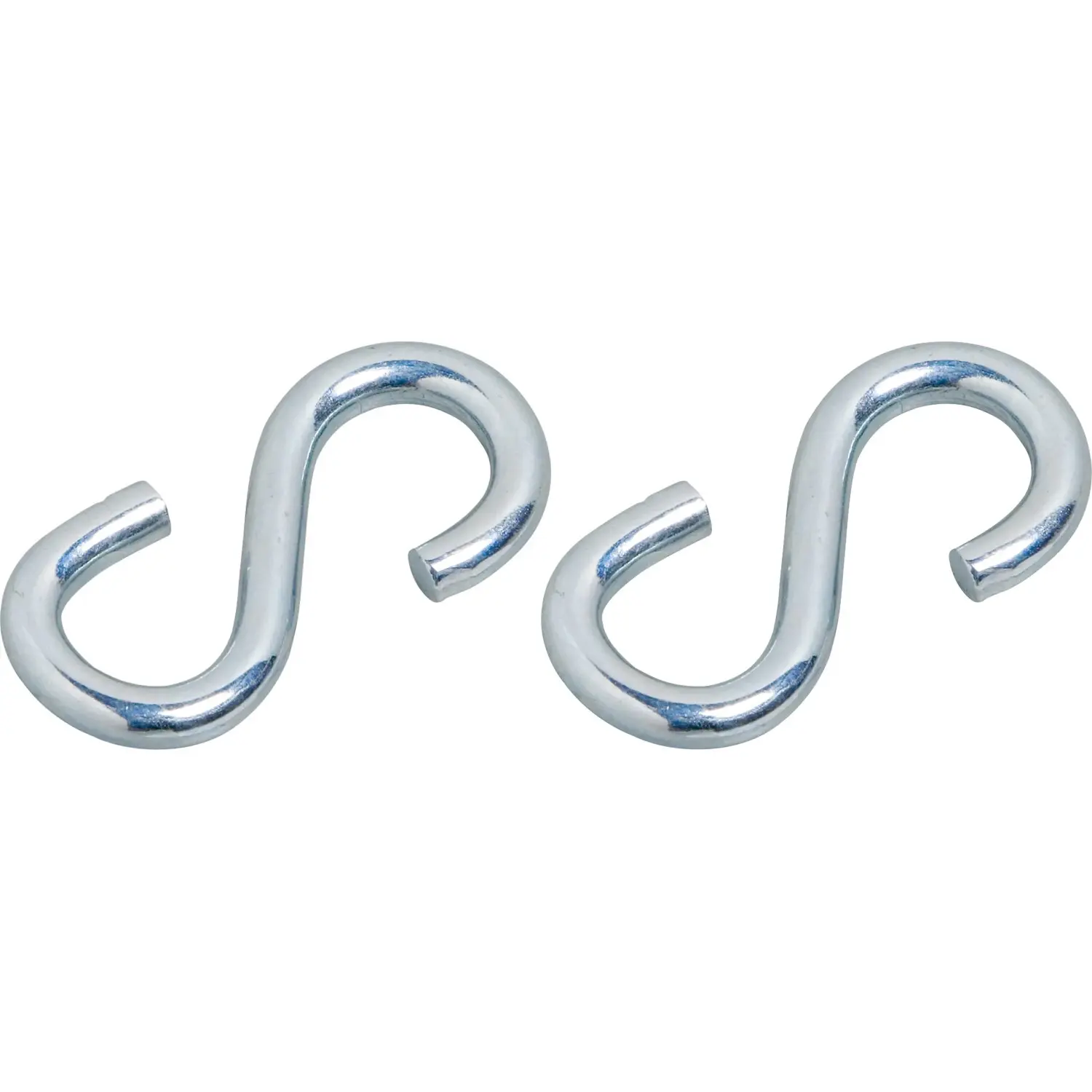 LUX-TOOLS S-hák, pozinkovaný, 2 ks, 25 x 12 x pr. 4 mm