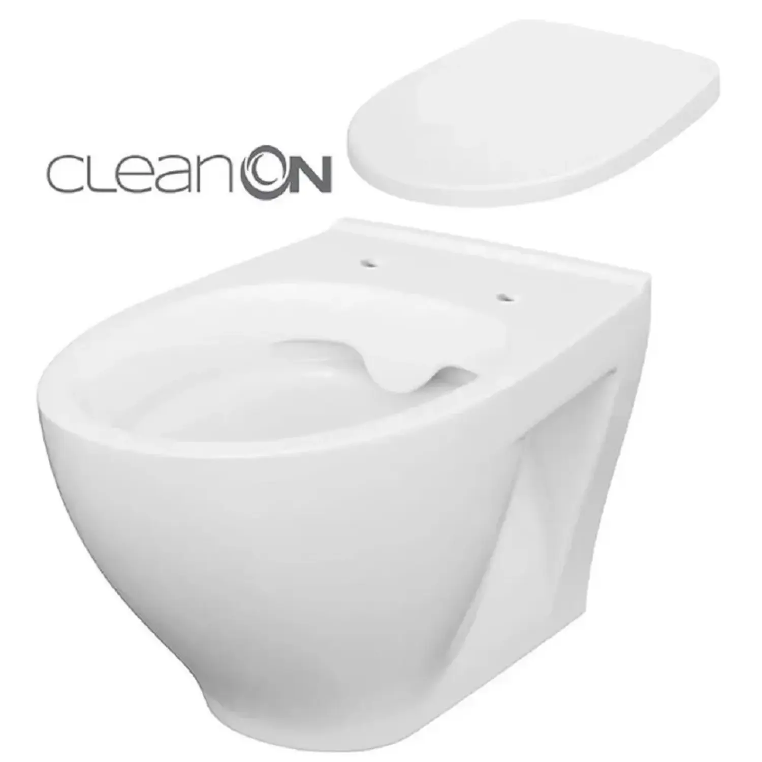Cersanit Moduo - Závěsné WC se sedátkem SoftClose, CleanOn, bílá K701-262