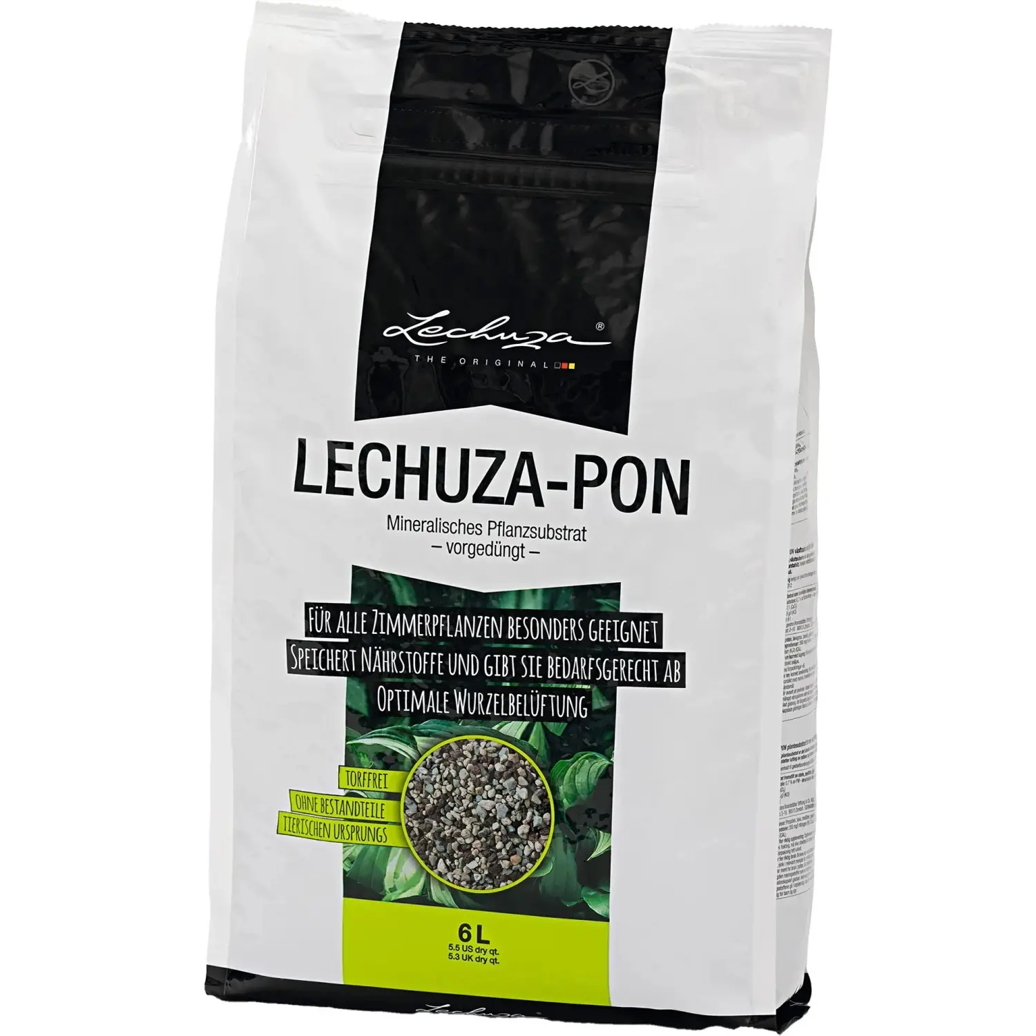 LECHUZA PON Minerální substrát pro pokojové rostliny 6 l