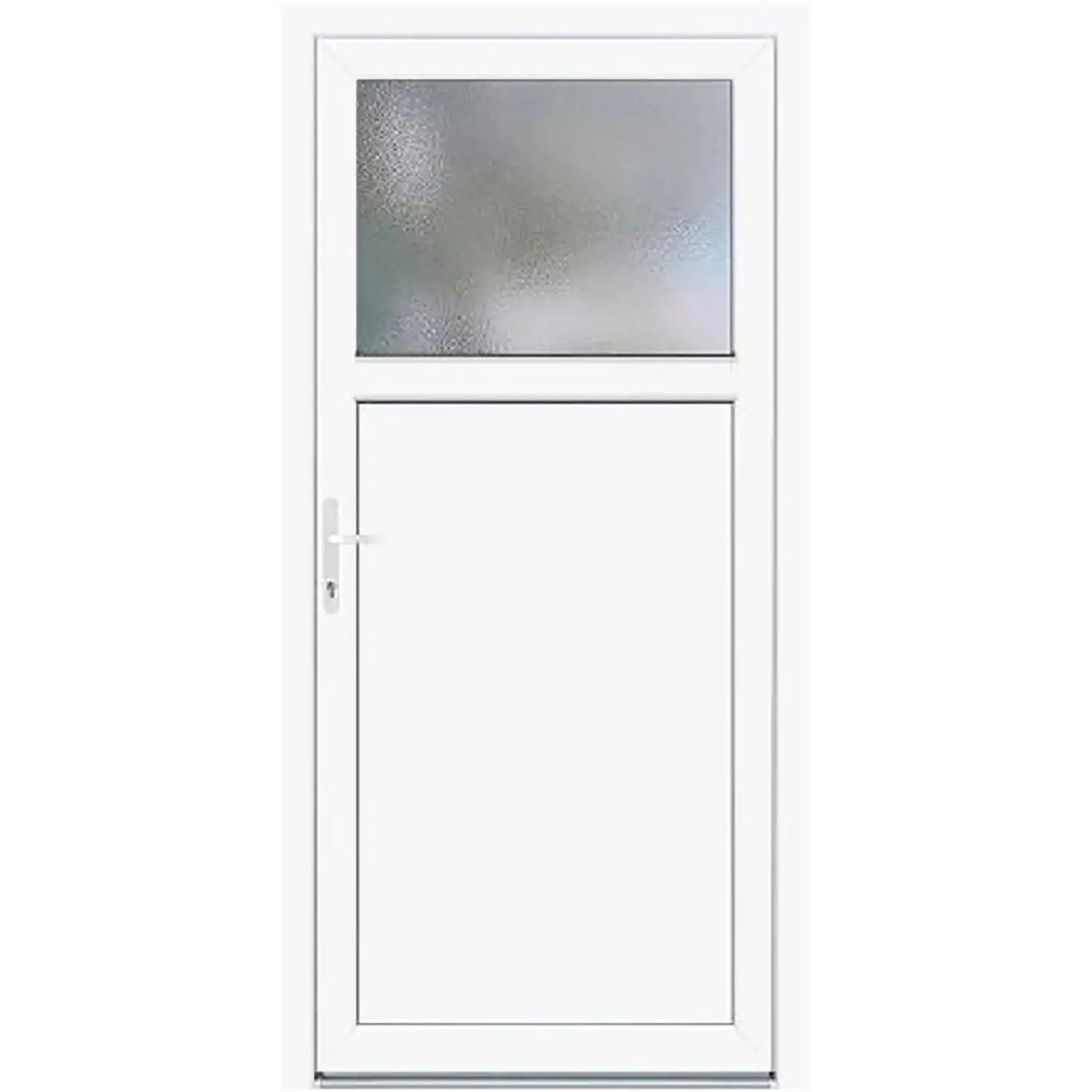 PANTO Plastové vedlejší vchodové dveře K 301 bílé 88 x 198 L