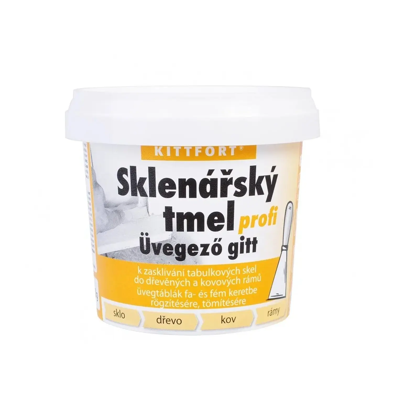 KITTFORT Sklenářský tmel Profi 0840 červenohnědý 700 g