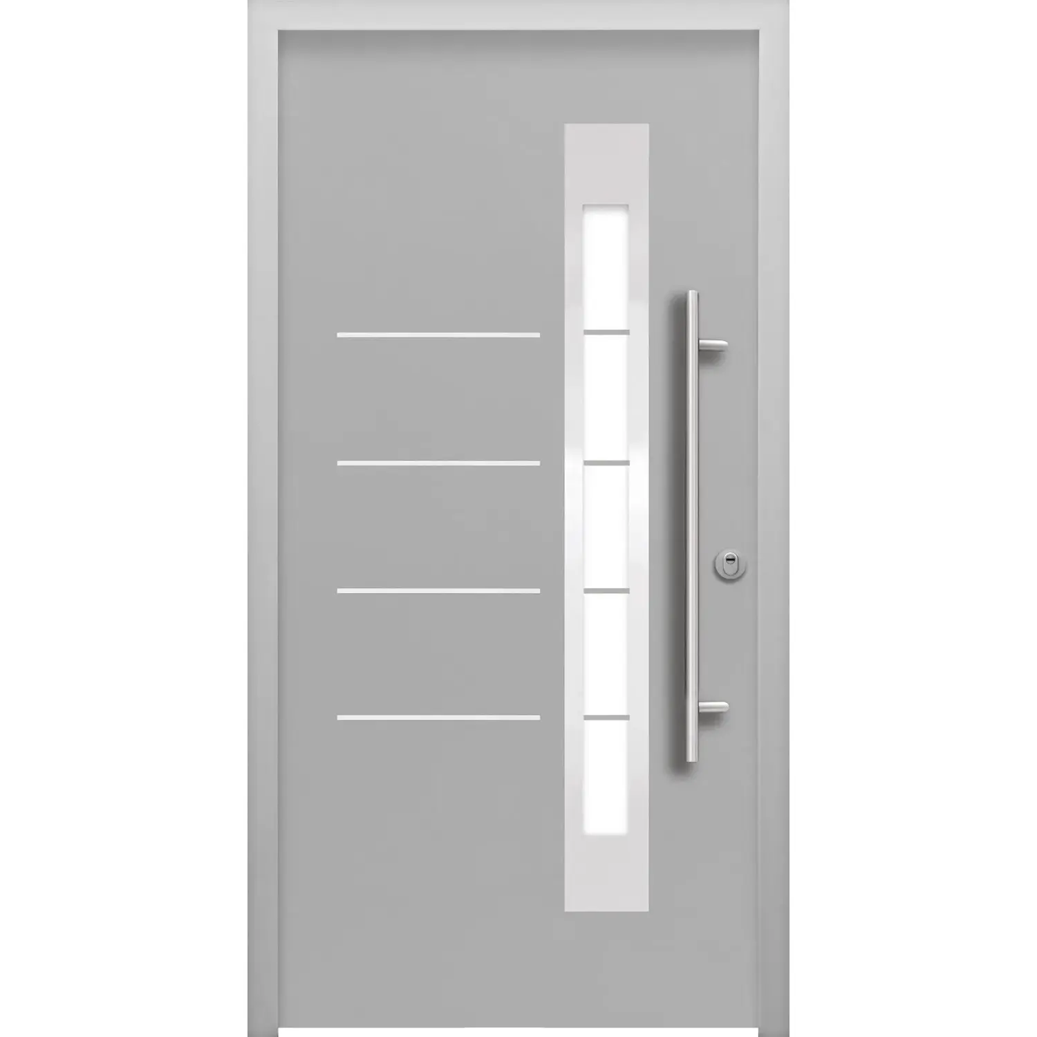 SPLENDOOR Vchodové dveře ThermoSpace BERLIN PRIME RC2 šedá 110 P