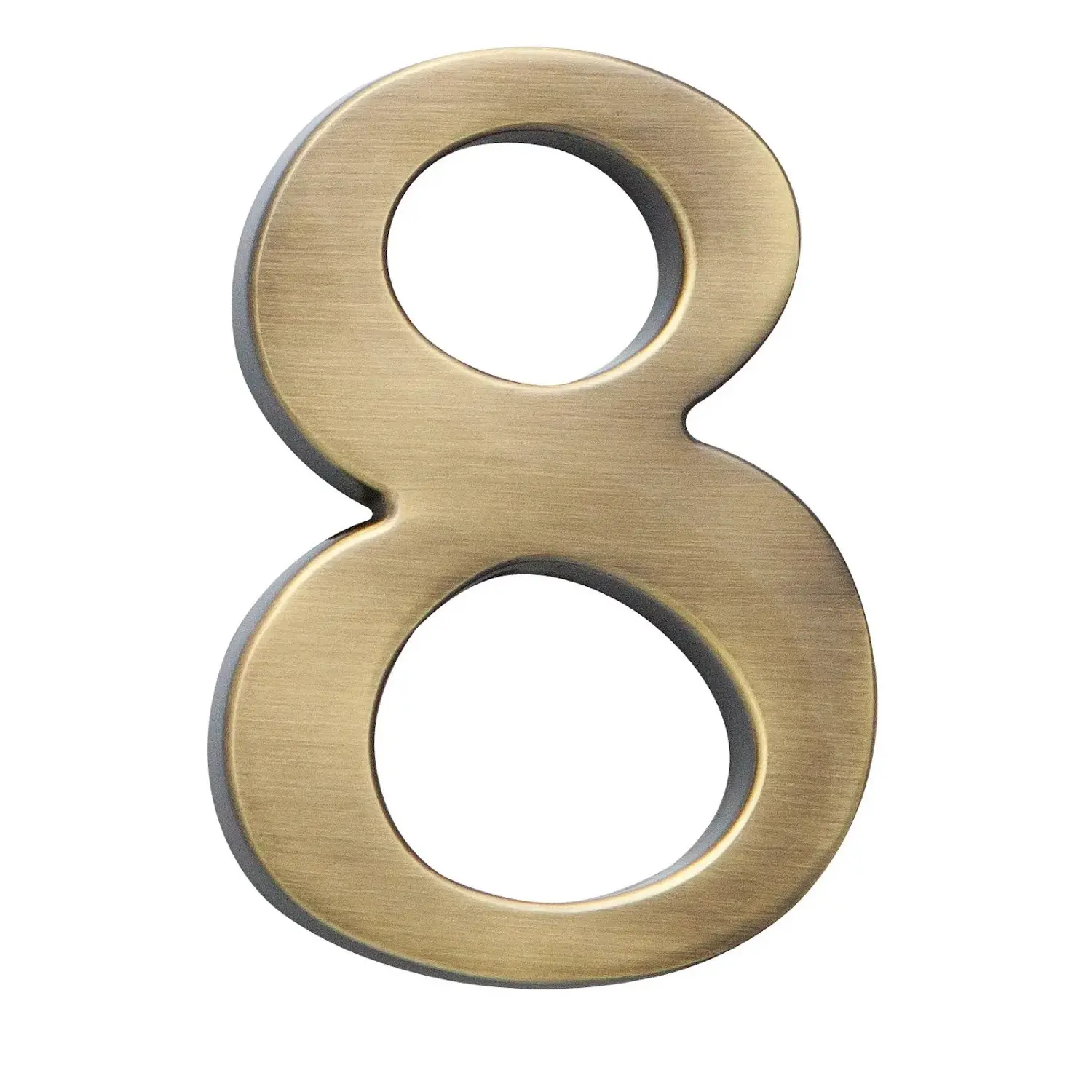 COBRA Číslice 8 - 10 cm, česaný bronz
