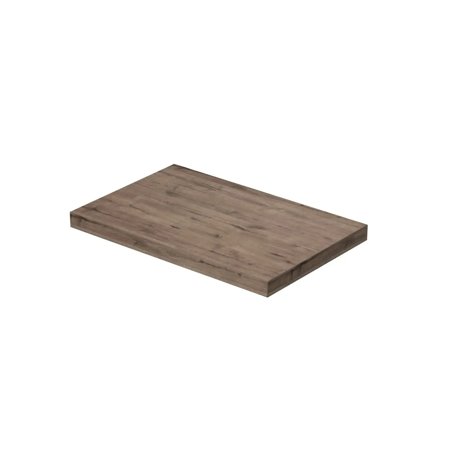 INTEDOOR Umyvadlová deska BEE bez výřezu, š. 70 cm, dub Wellington