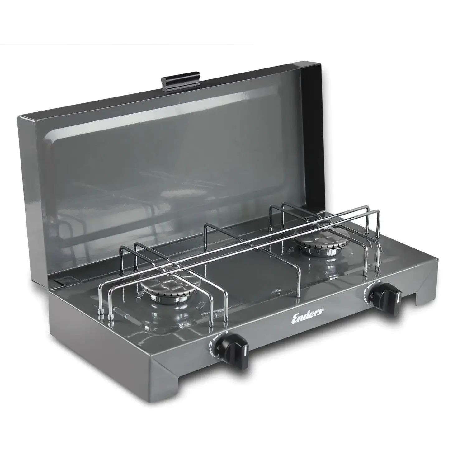 Enders Plynový vařič Canberra 2 x 2,3 kW, 43 x 26 x 10 cm