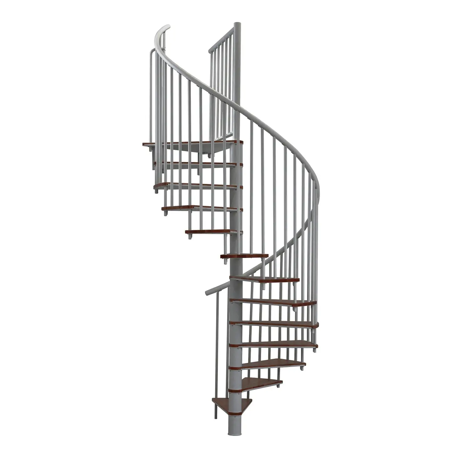 Minka STAIRS Kombinované točité schodiště Switch ořech/šedá pr. 140 cm