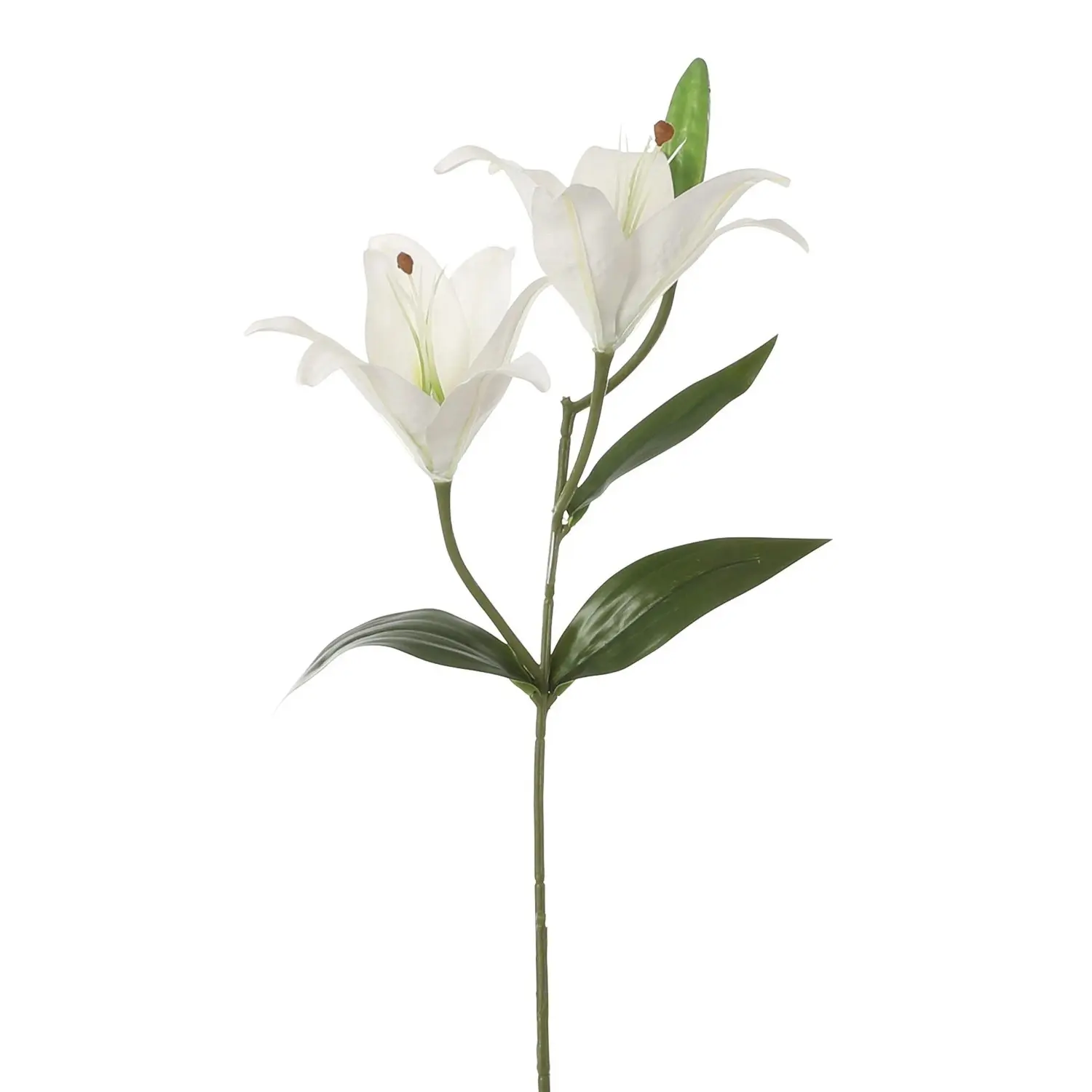 Mica Decorations Umělá květina tygří lilie, bílá, 65 cm