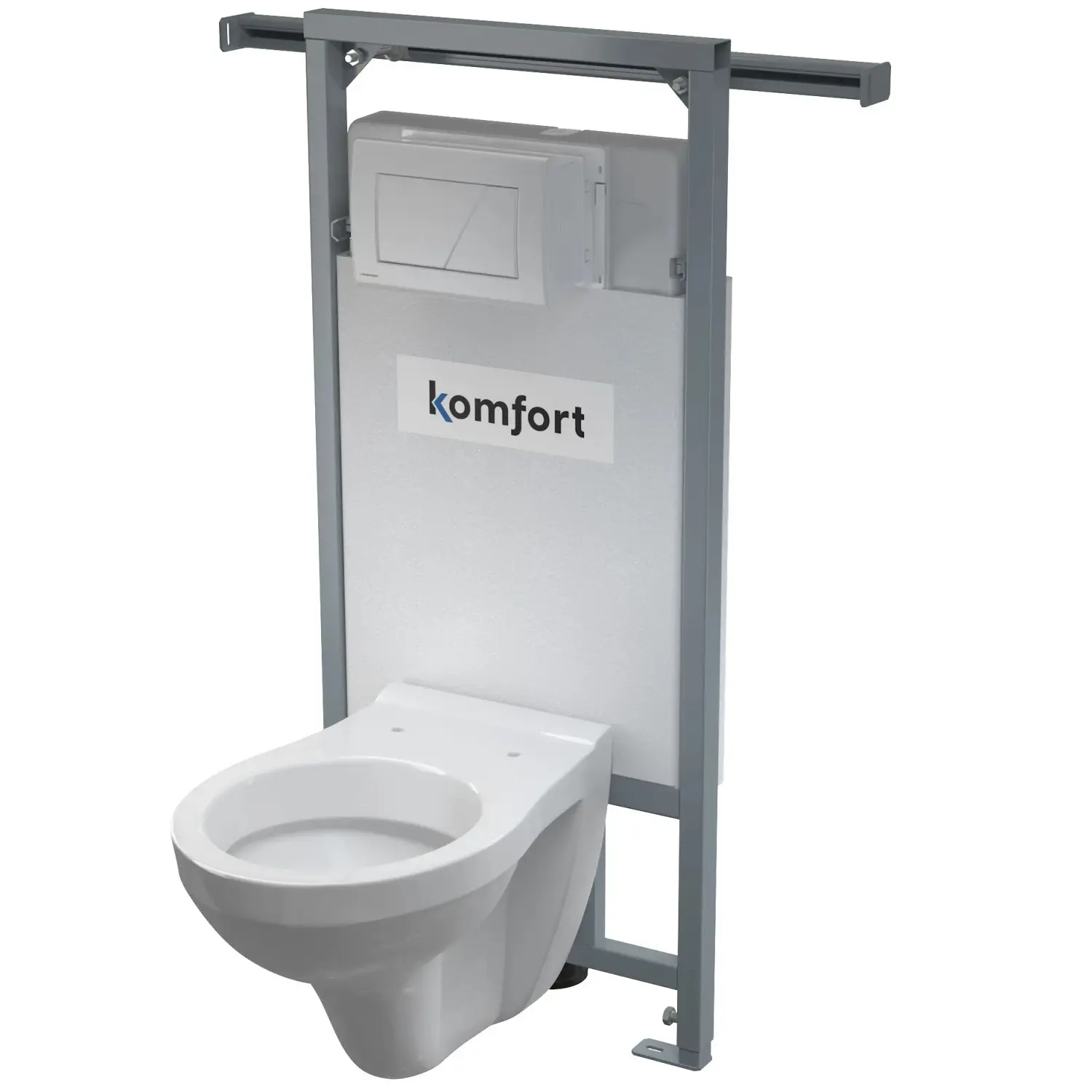 Alcadrain WC set Komfort C102-SET-01 + závěsné WC AURA do bytových jader
