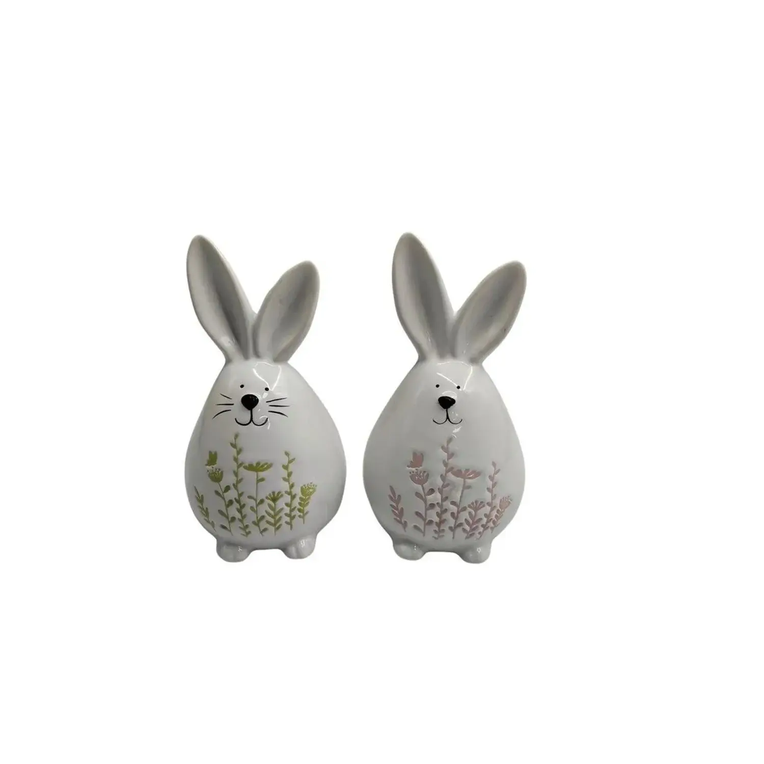 Boltze Dekorativní figurka zajíc z porcelánu Jill, různé druhy, 1 ks