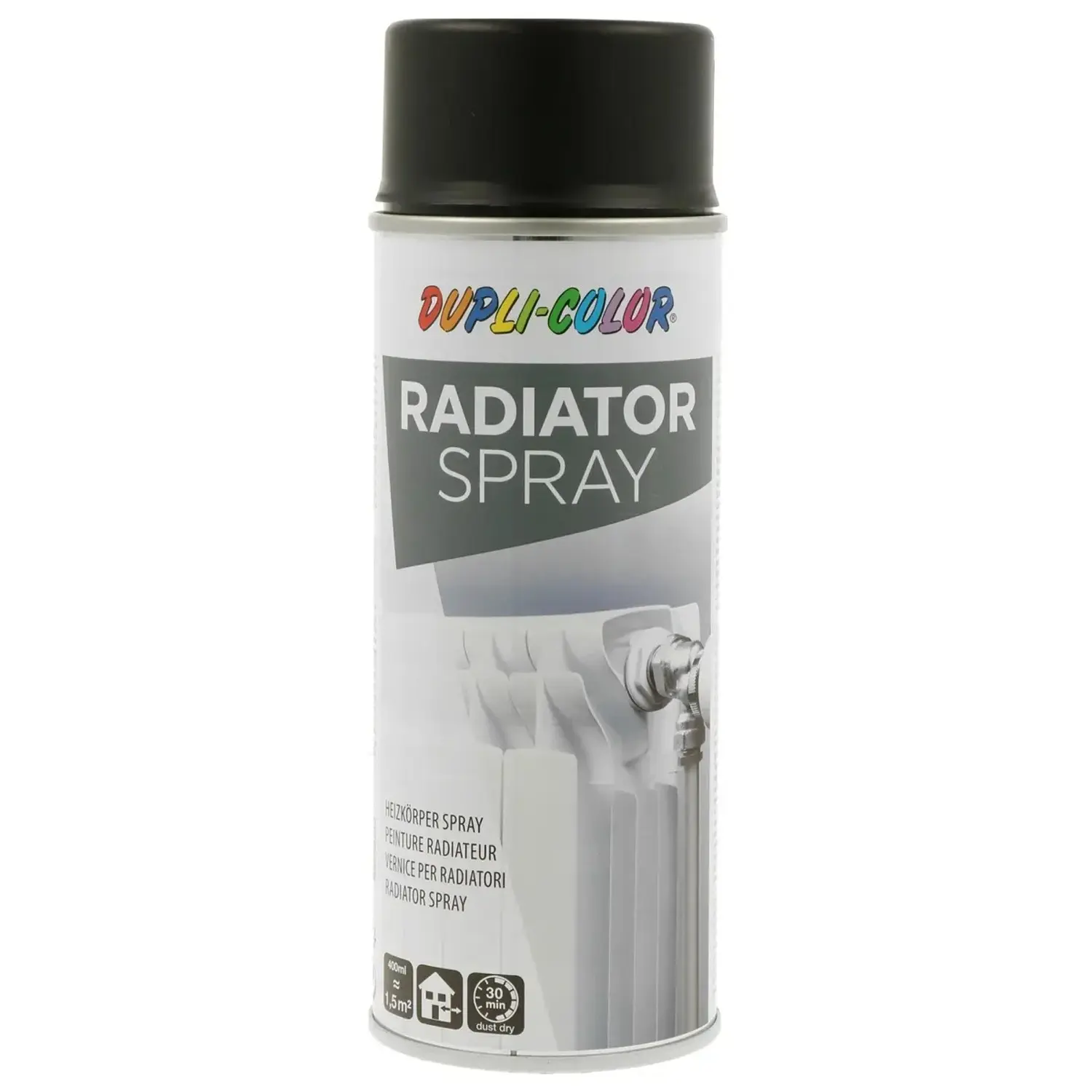 Dupli-Color Radiátor sprej černá RAL9005 matná, 400 ml