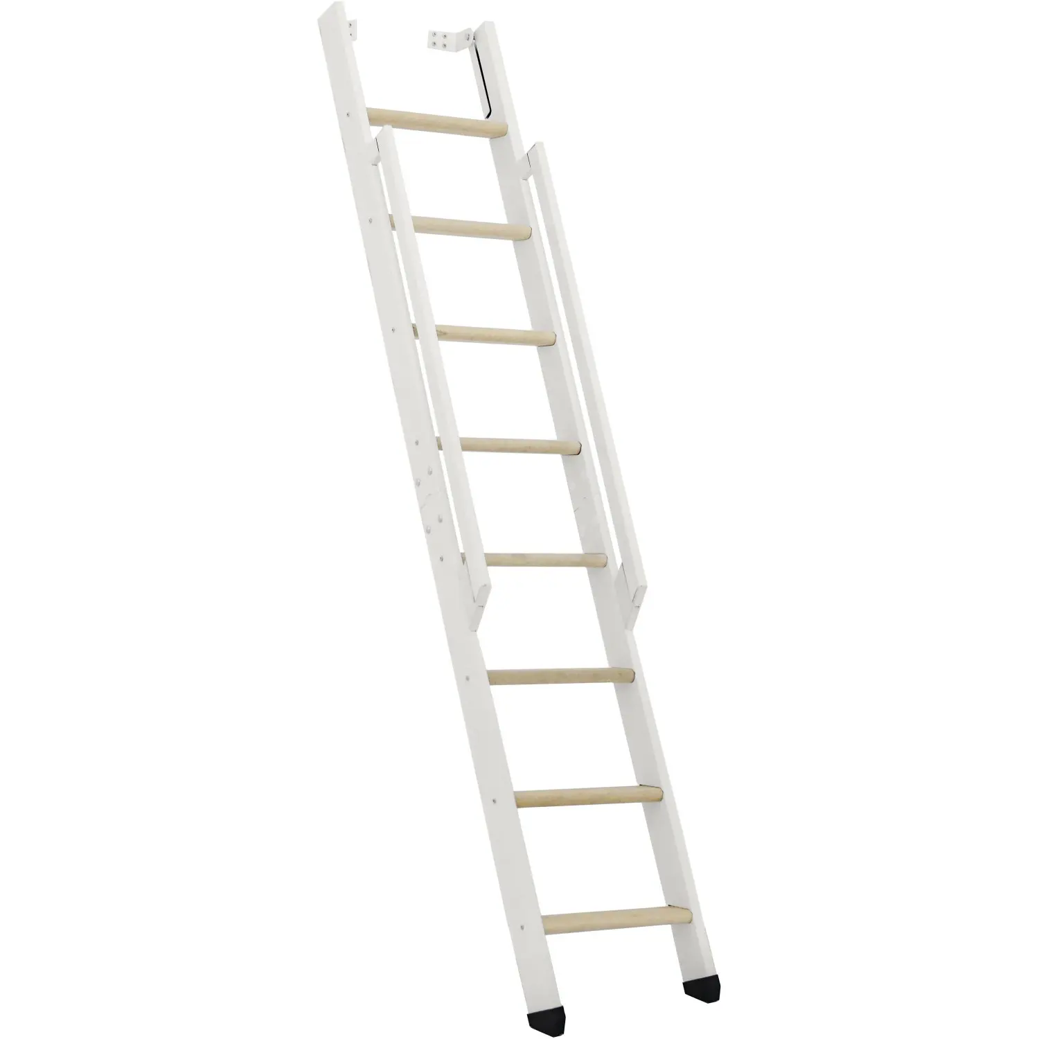 Minka STAIRS Přímé žebříkové schodiště Strong smrk/bílá, 8 schodů, 199 cm