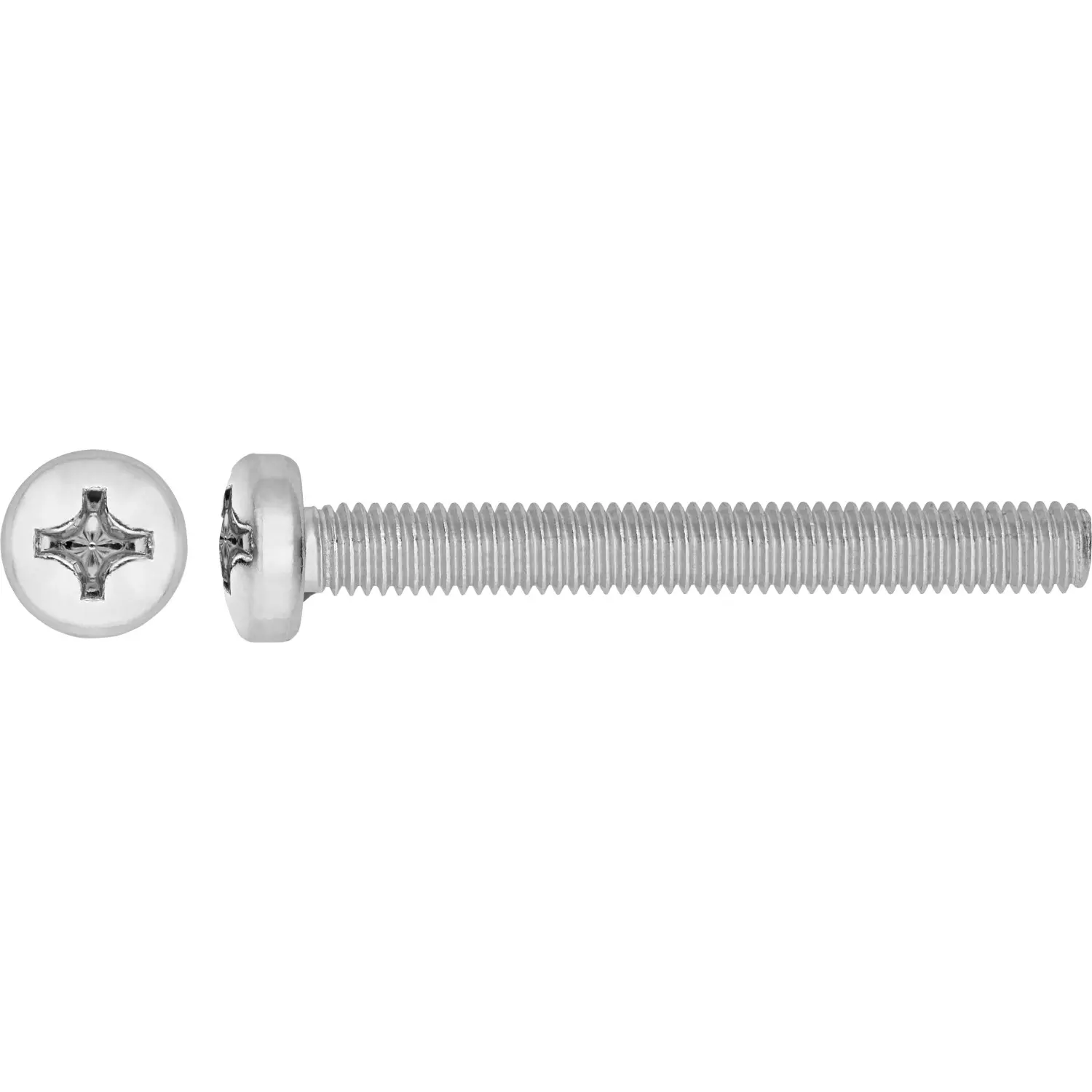 Závitový šroub s půlkulatou hlavou PH2 ocel A2 M5 x 20 mm, 8 ks