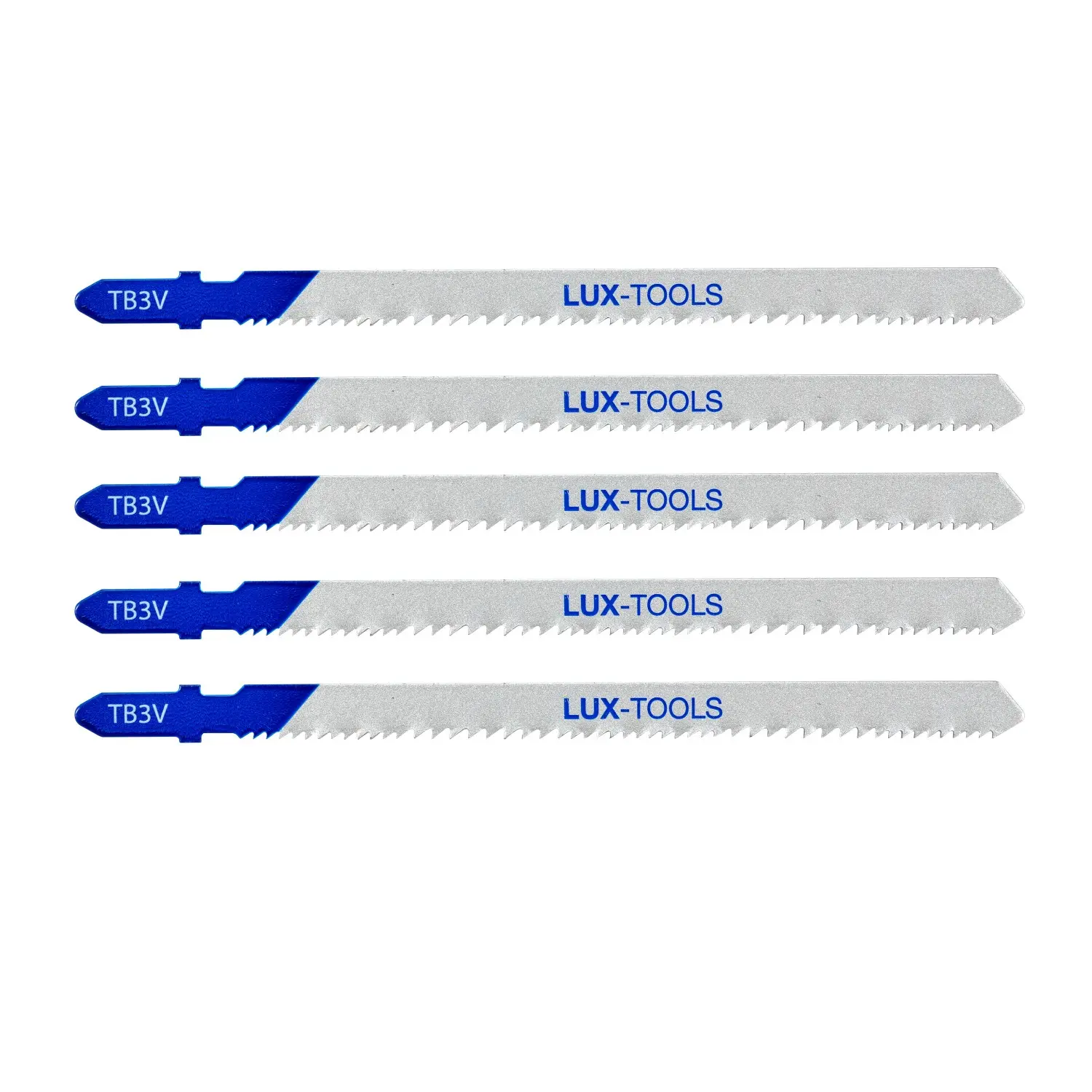 LUX-TOOLS Bimetalový pilový list do přímočaré pily Vario upínání T, 110 mm, 5 ks