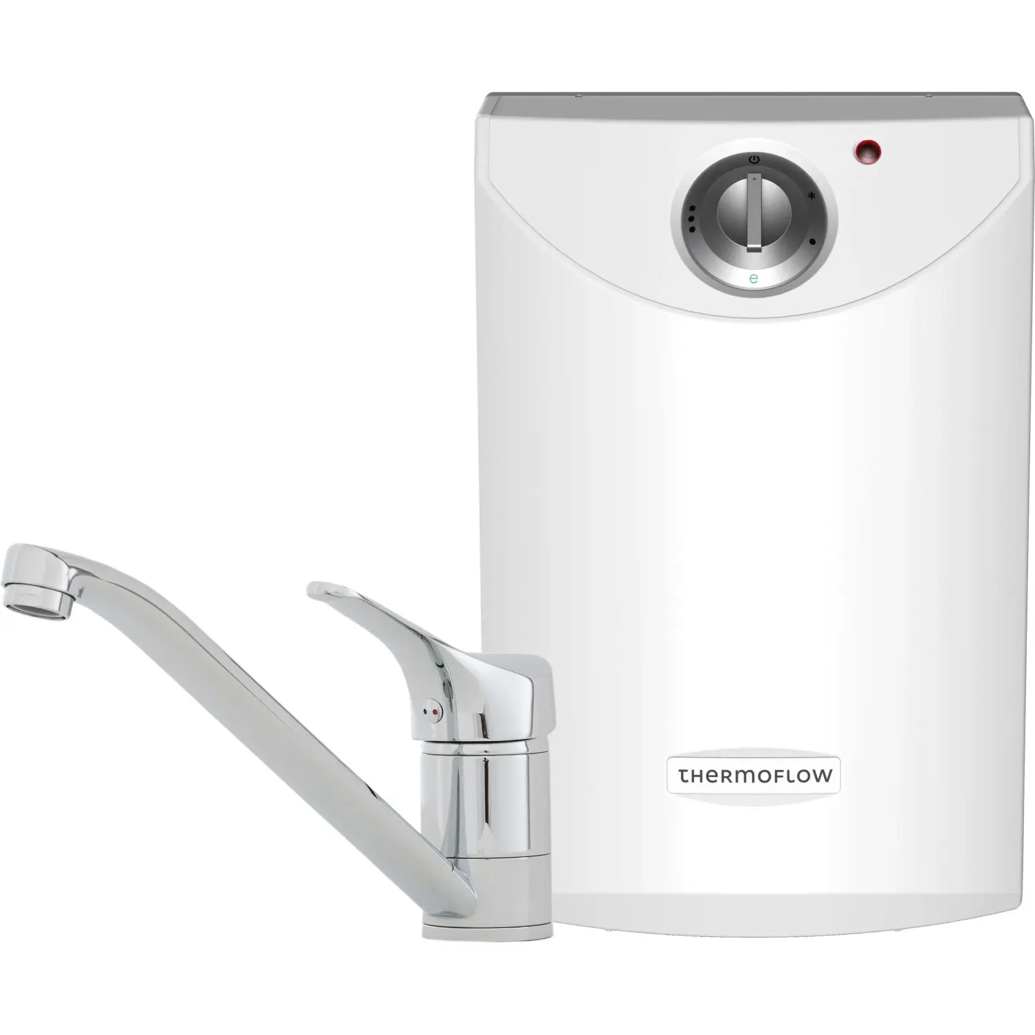 Thermoflow Zásobník pod odběrné místo UT 10 + dřezová baterie Qmix 700