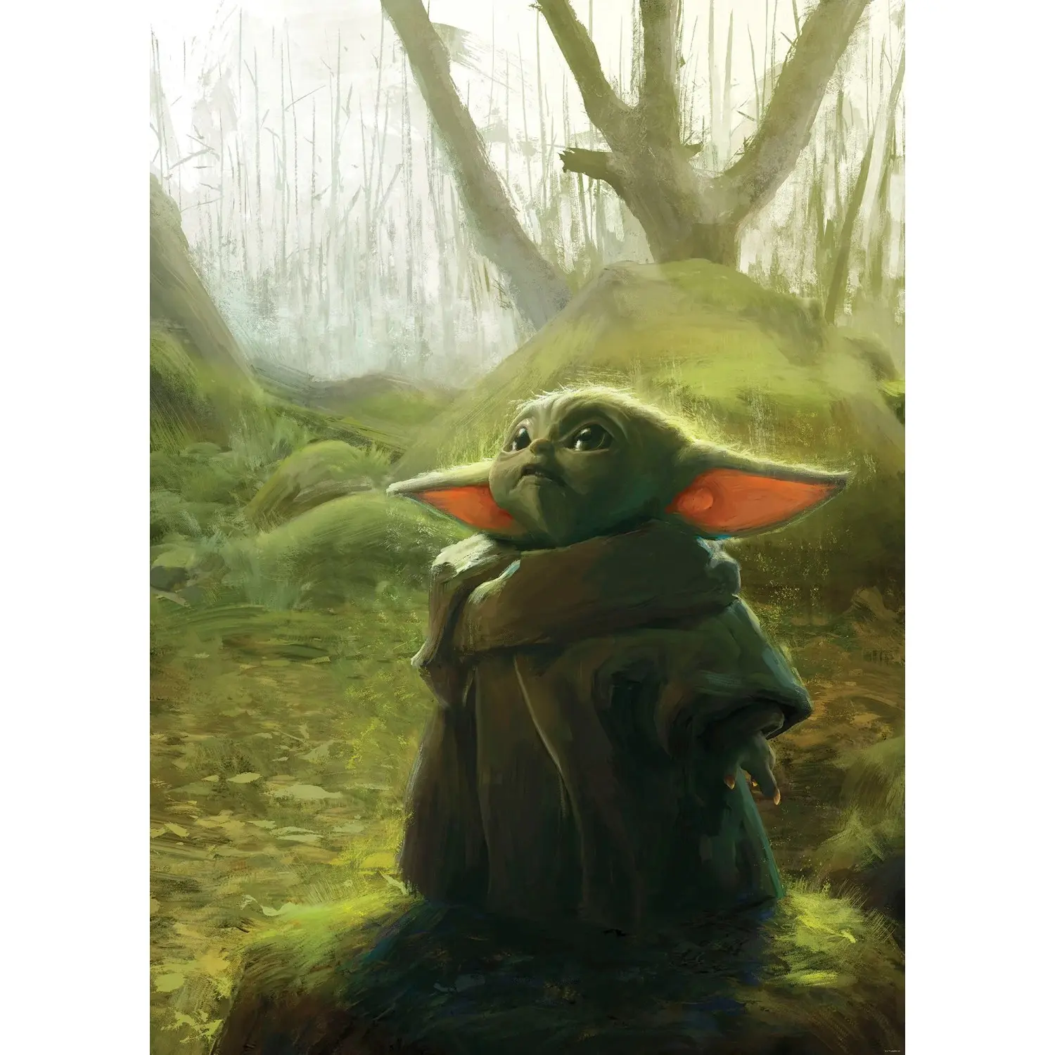 Komar Vliesová fototapeta Mandalorian Grogu Acrylic 200 x 280 cm