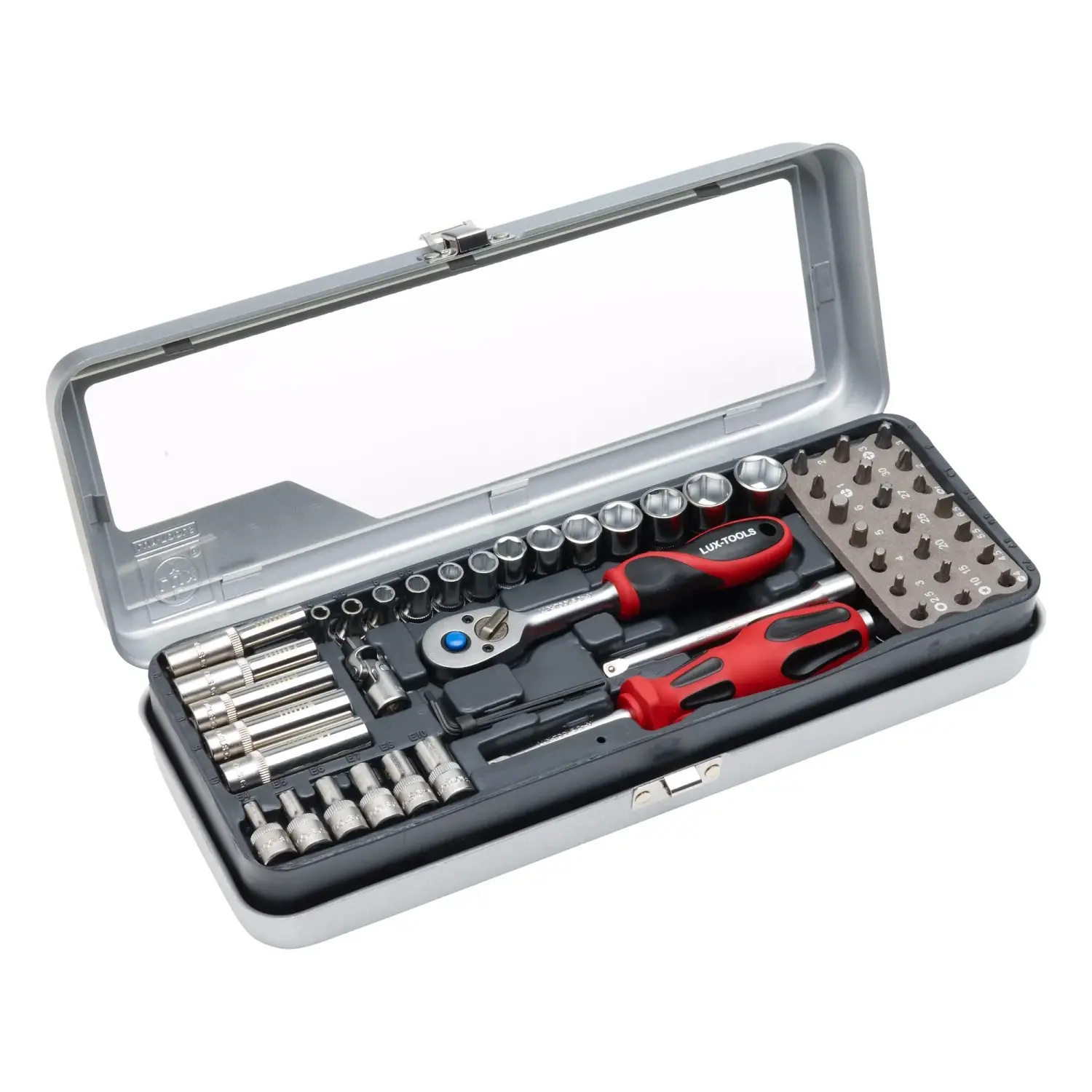 LUX-TOOLS Kazeta nástrčných klíčů 53dílná Comfort