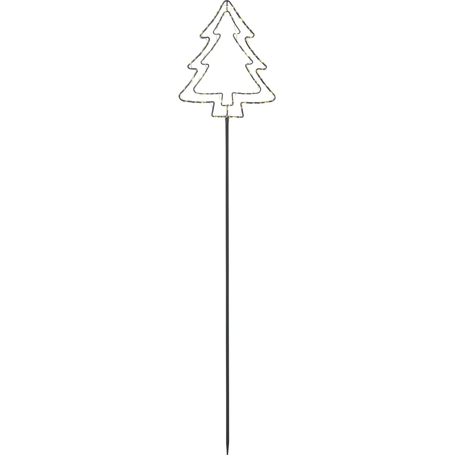 VLC LED vánoční zahradní zápich stromeček 118,5 x 25 x 0,8 cm