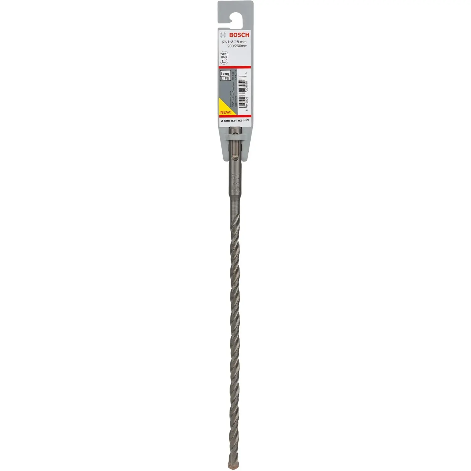 Bosch Vrták do kladiv SDS plus-3 pr. 8 x 200/260 mm (2 608 831 021)