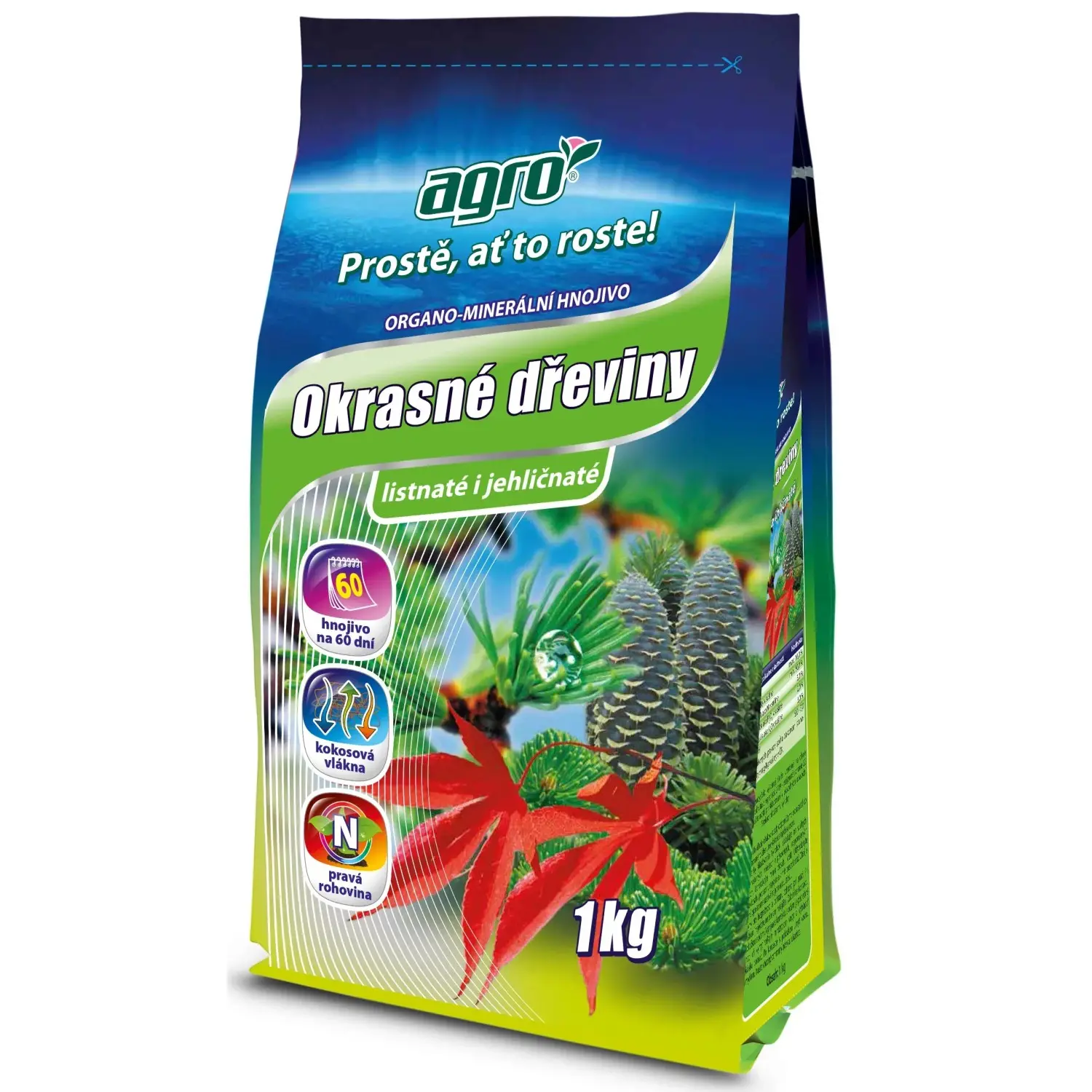 AGRO Organo-minerální hnojivo pro okrasné dřeviny 1 kg