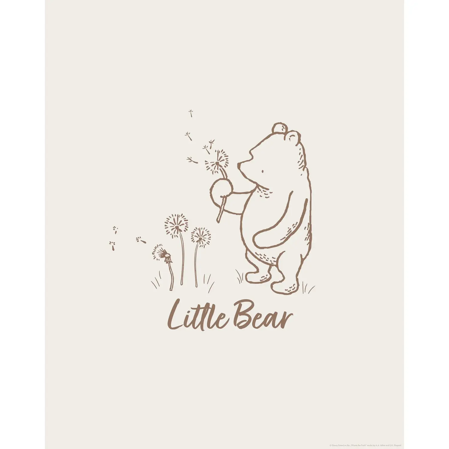 Komar Plakát Disney Winnie the Pooh Little Bear 40 cm x 50 cm