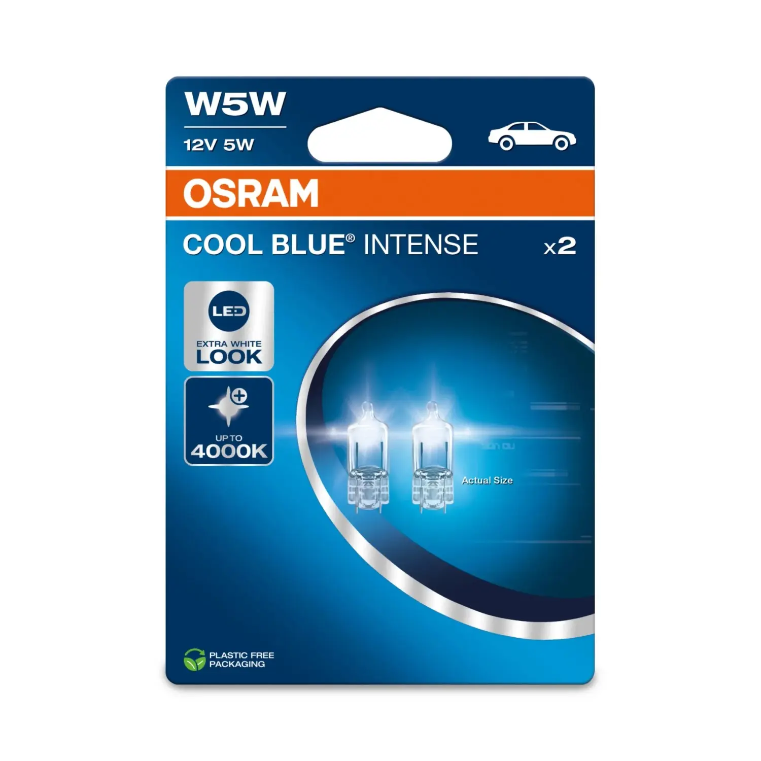 OSRAM Autožárovka Cool Blue Intense (Next Gen) AUX W5W, 5W, 12V, 2 ks (BLI ECO)
