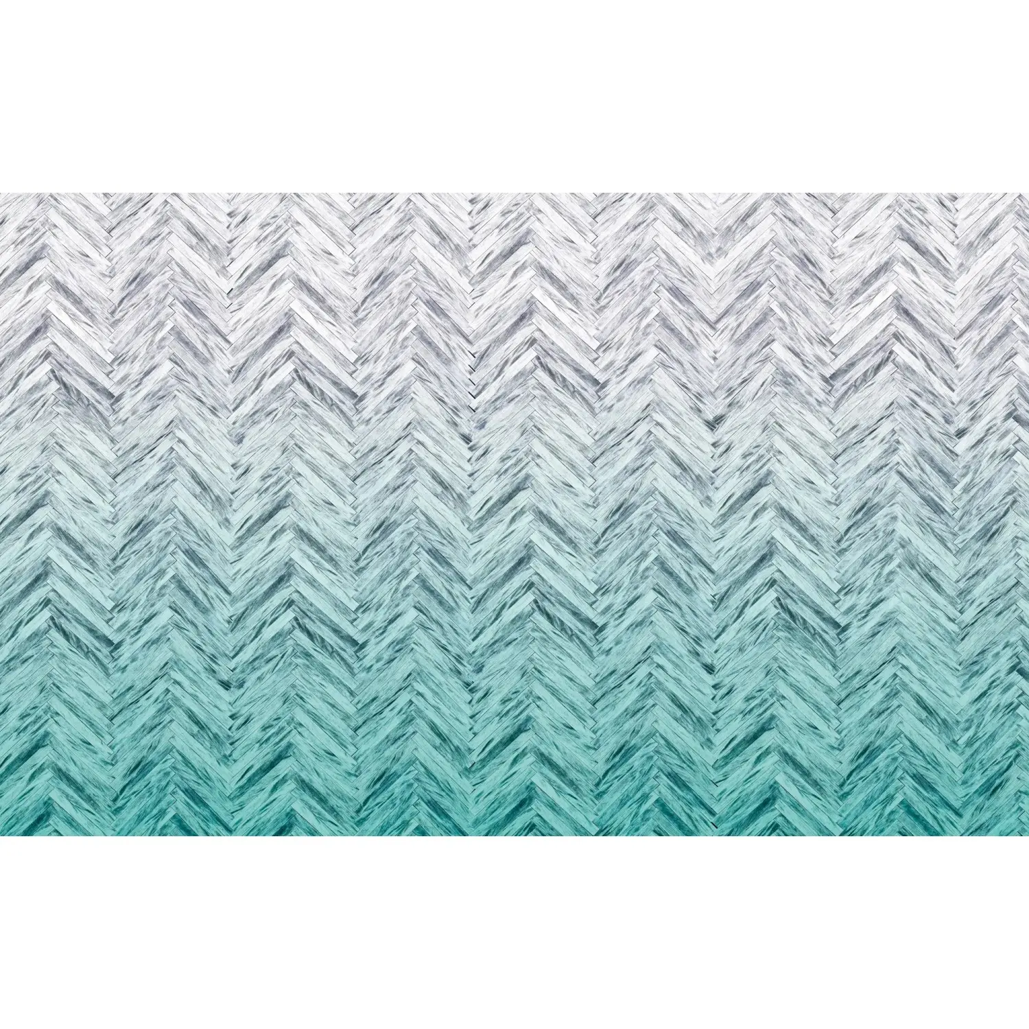 Komar Vliesová fototapeta Herringbone Mint 400 x 250 cm