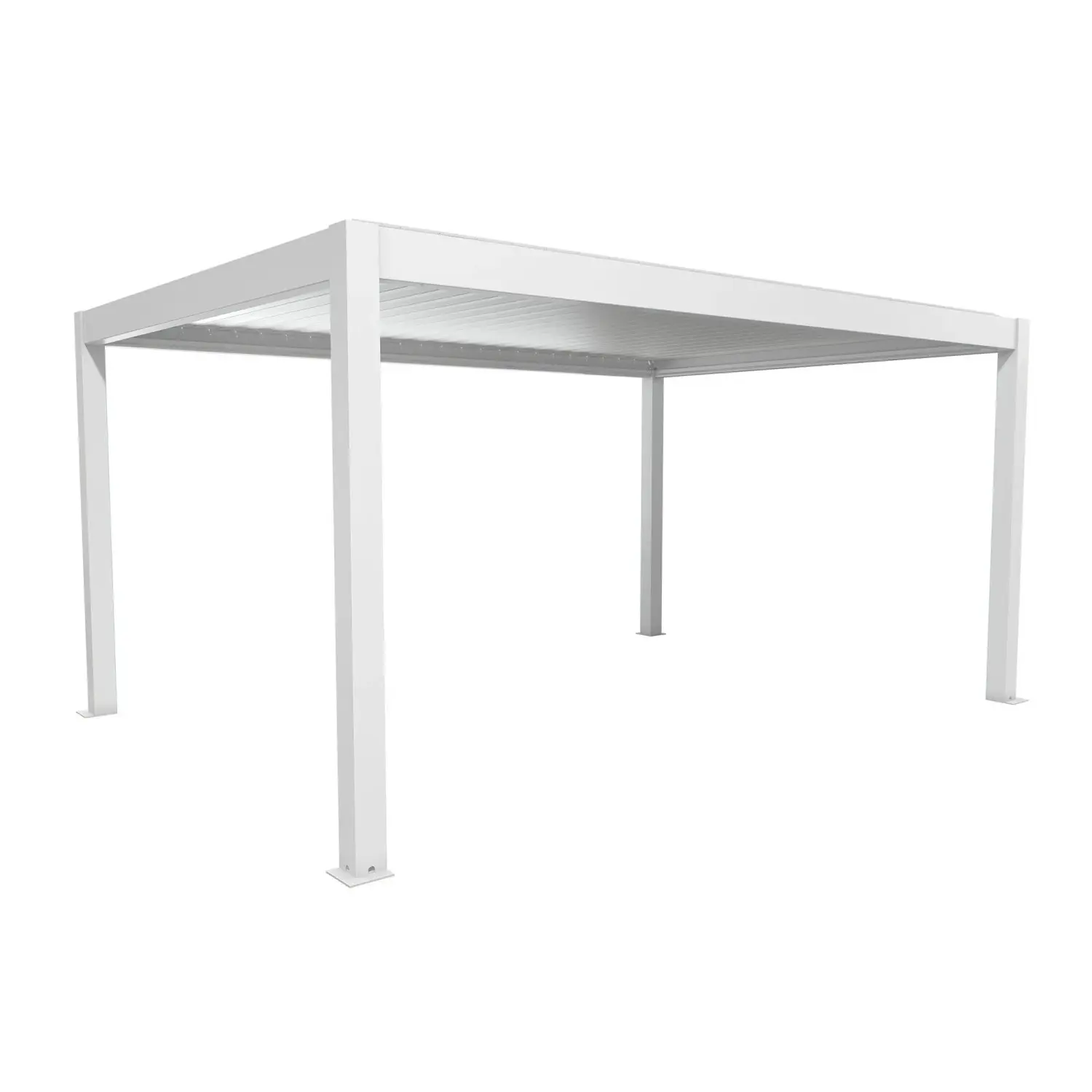 Biohort Pergola 5 x 3,5 bílá/stříbrná 515,5 x 367,5 cm