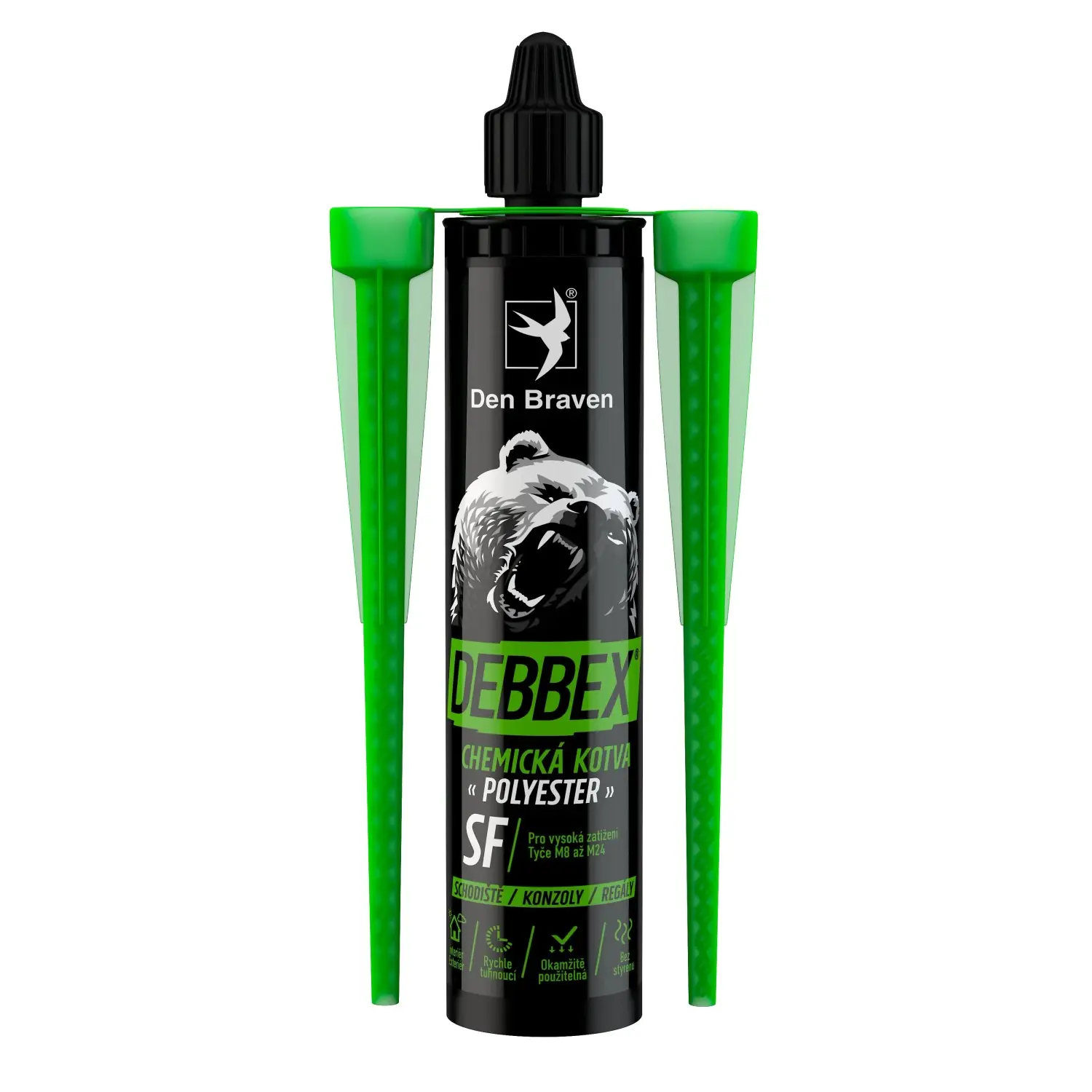 Den Braven Chemická kotva POLYESTER SF, bez styrenu, 165 ml