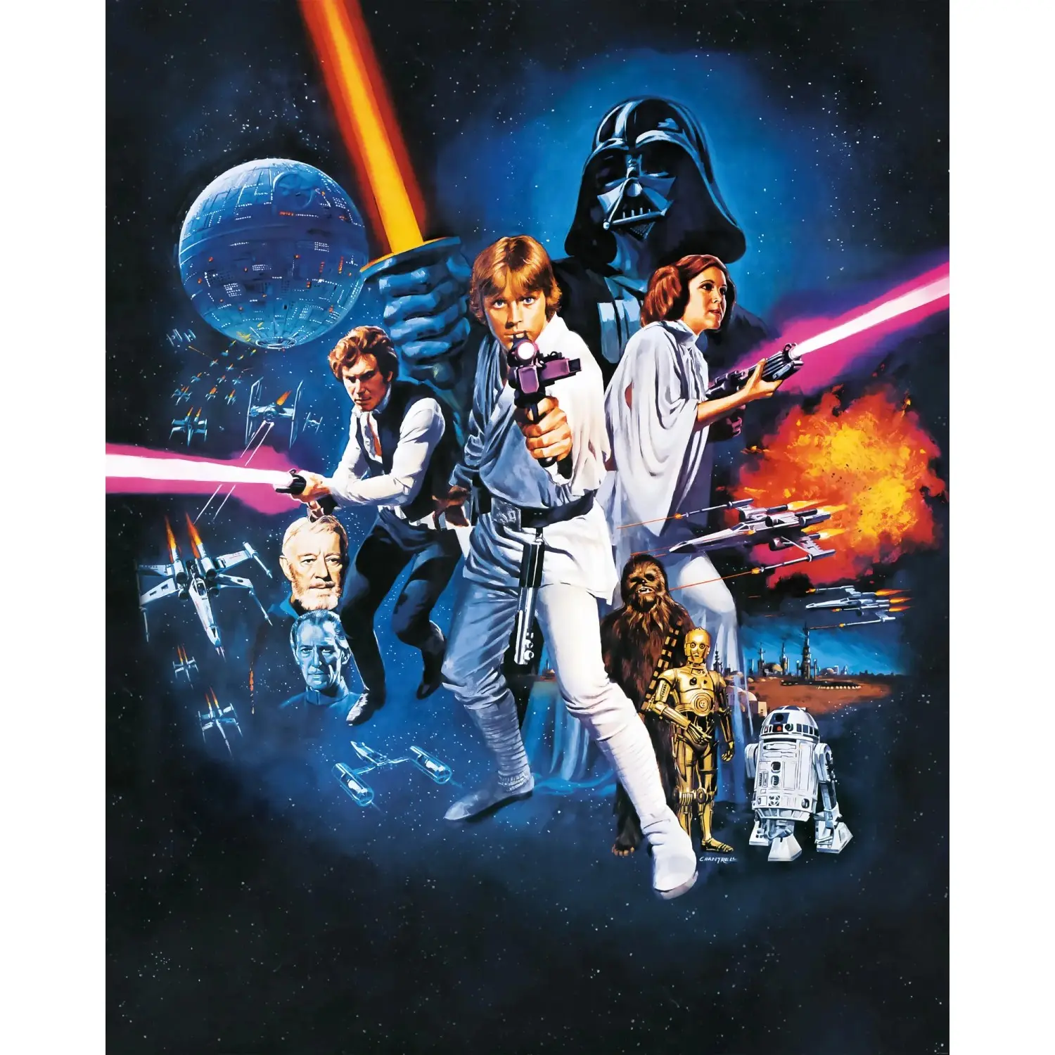 Komar Vliesová fototapeta Star Wars Poster Classic 200 x 250 cm