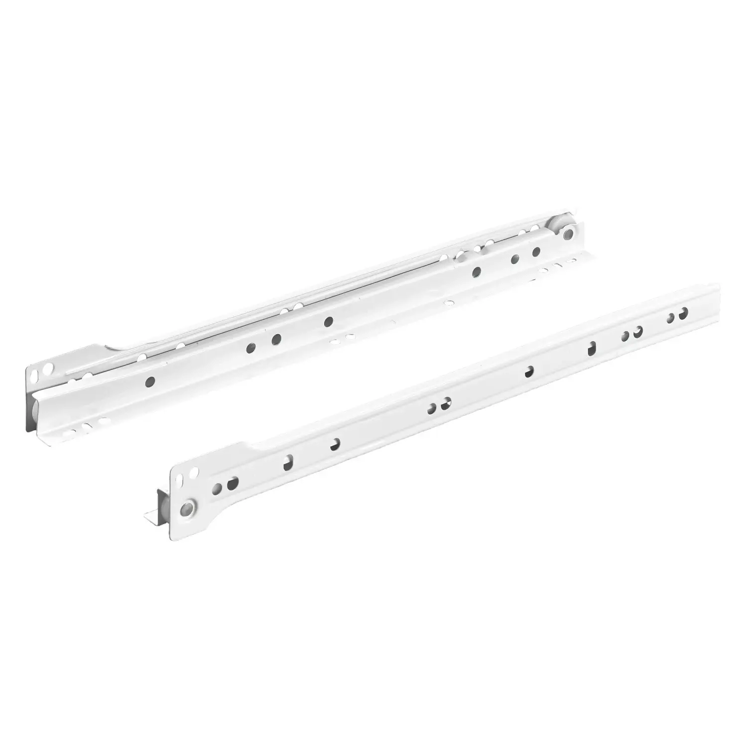 Hettich Částečný rolničkový výsuv FR 302, 12 kg, bílá, 350 mm