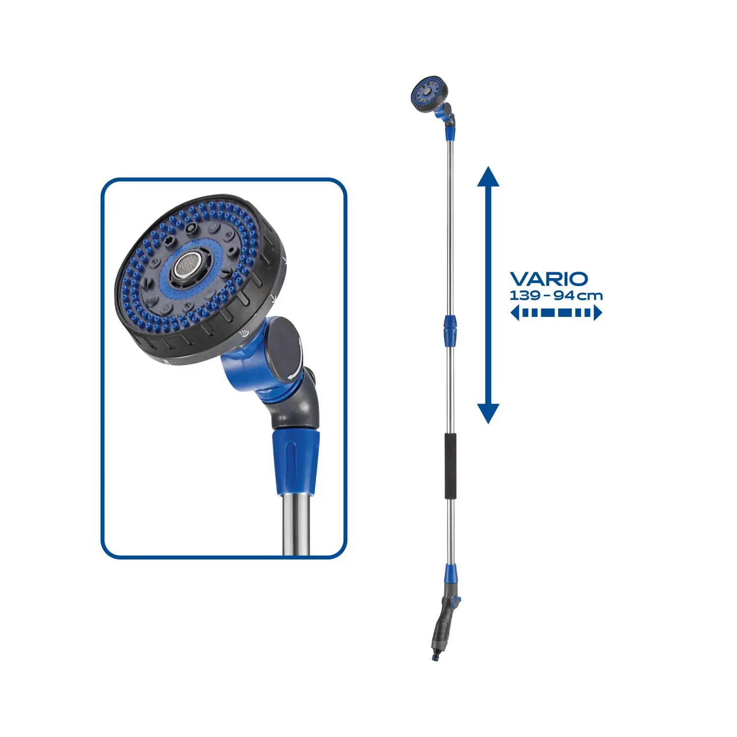LUX-TOOLS Postřikovací tyč 10 variant proudu 94-139 cm