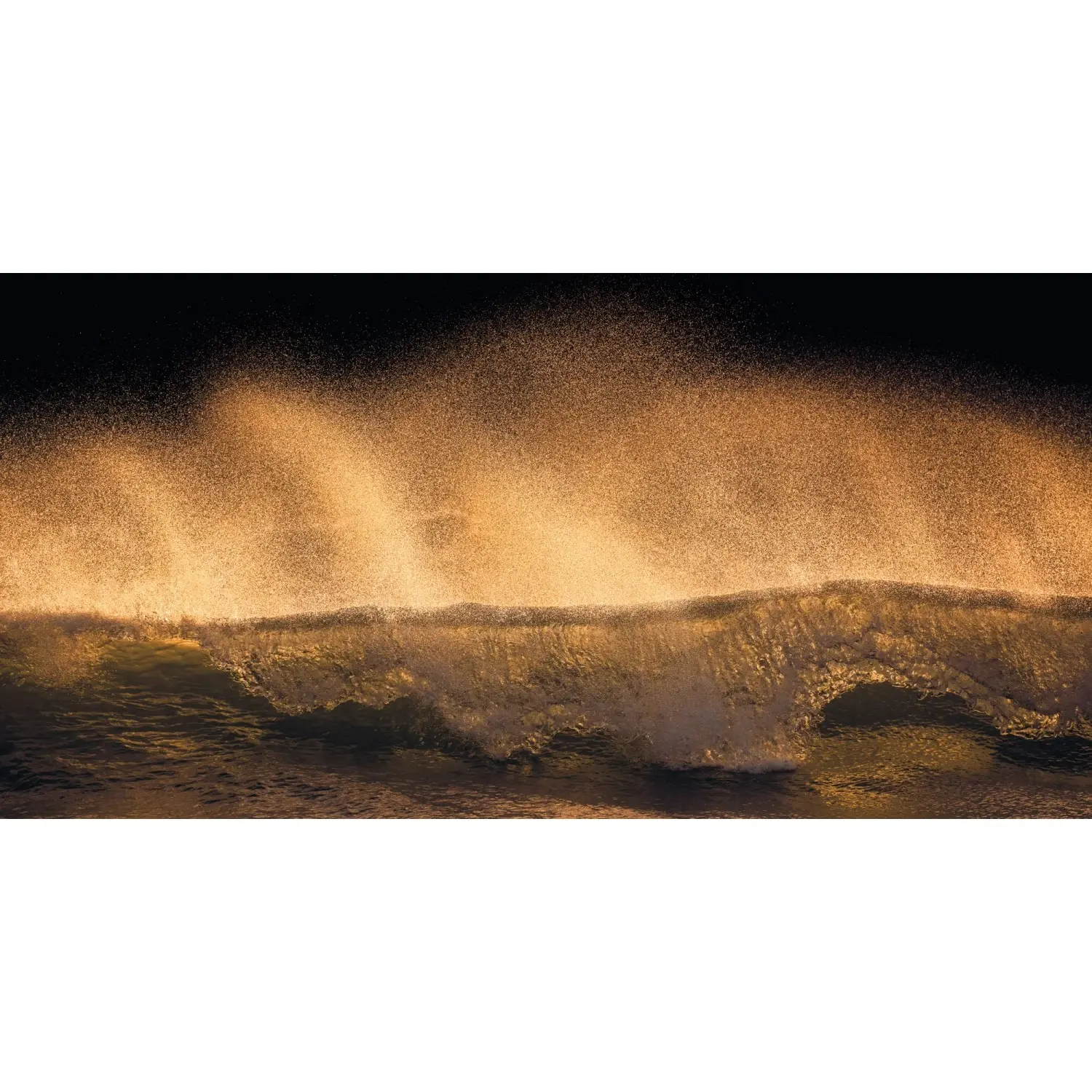 Komar Vliesová fototapeta Golden Wave 200 x 100 cm