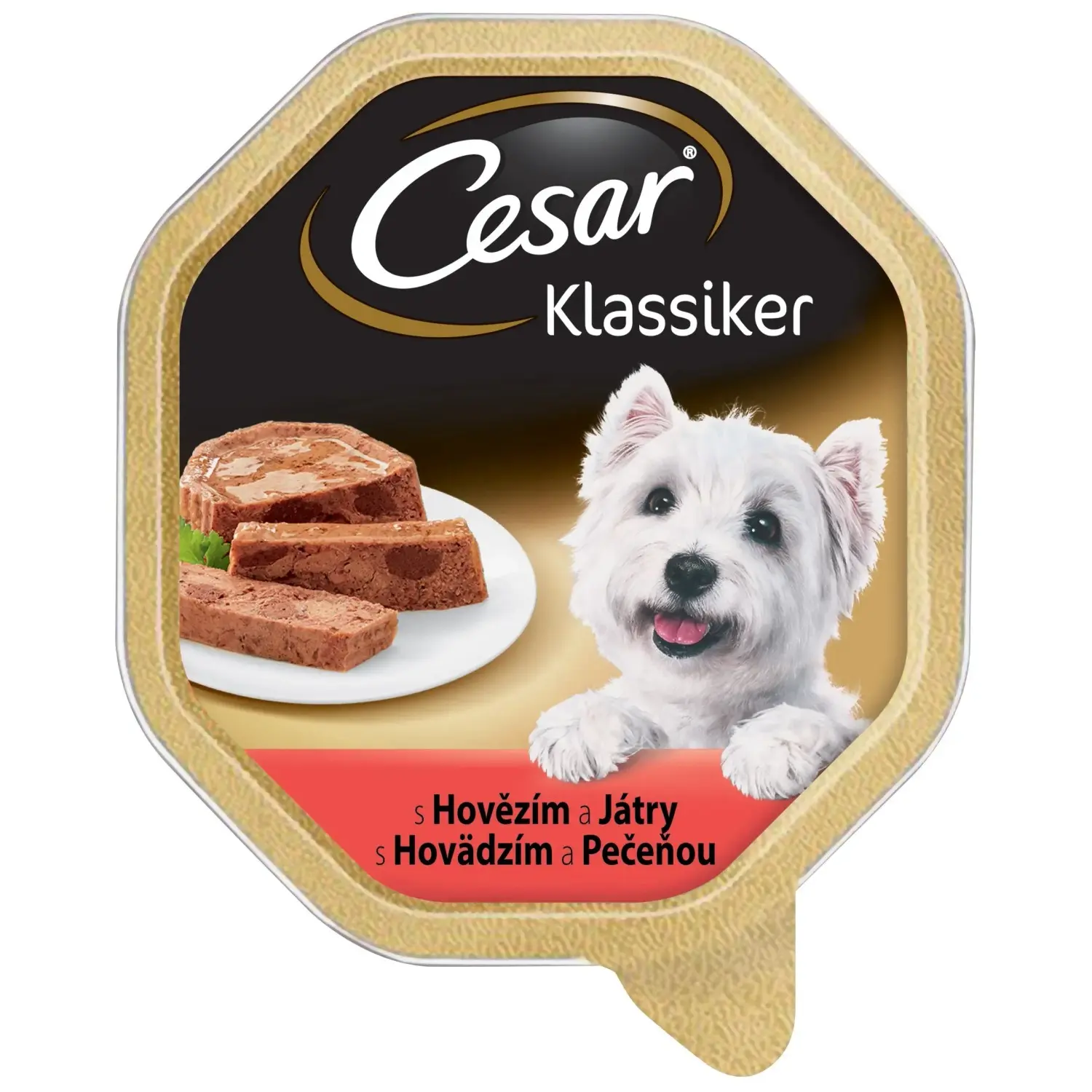 Cesar vanička hovězí paštika s játry 150g