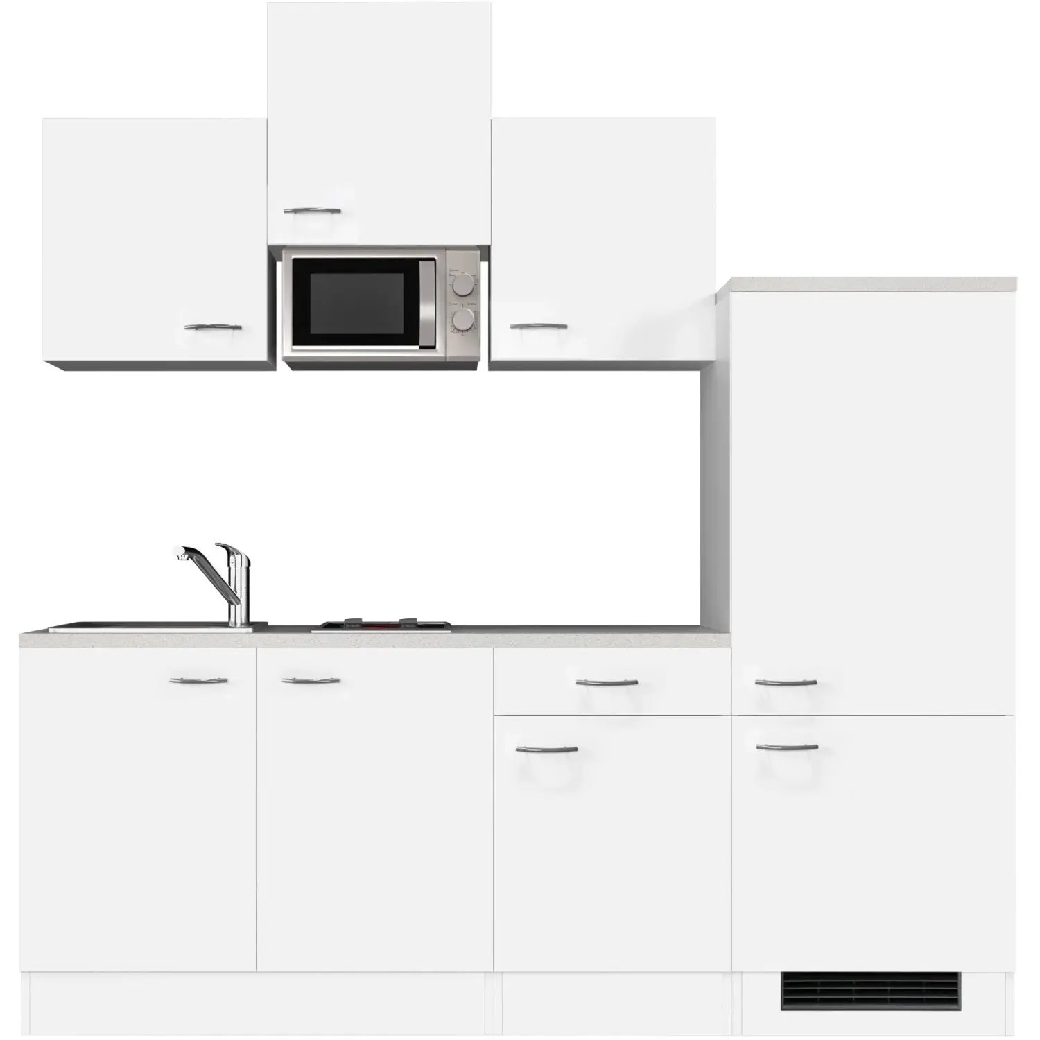 Flex-Well Kuchyně Wito 210 cm/typ 11 - lednice/varná deska/mikrovlnka