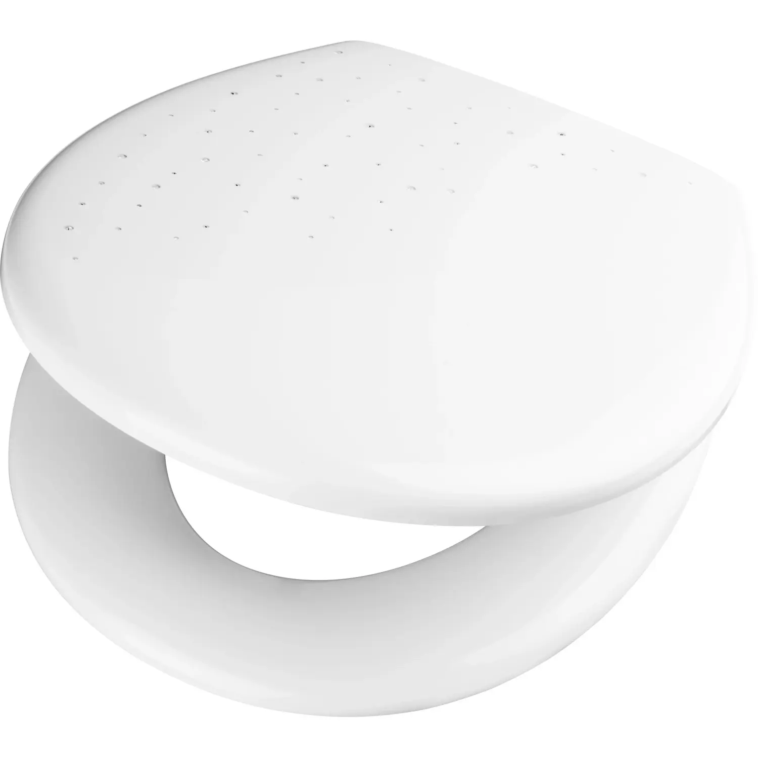 baliv WC sedátko Cochico, duroplast, SoftClose, kovové závěsy, bílá se třpytkami