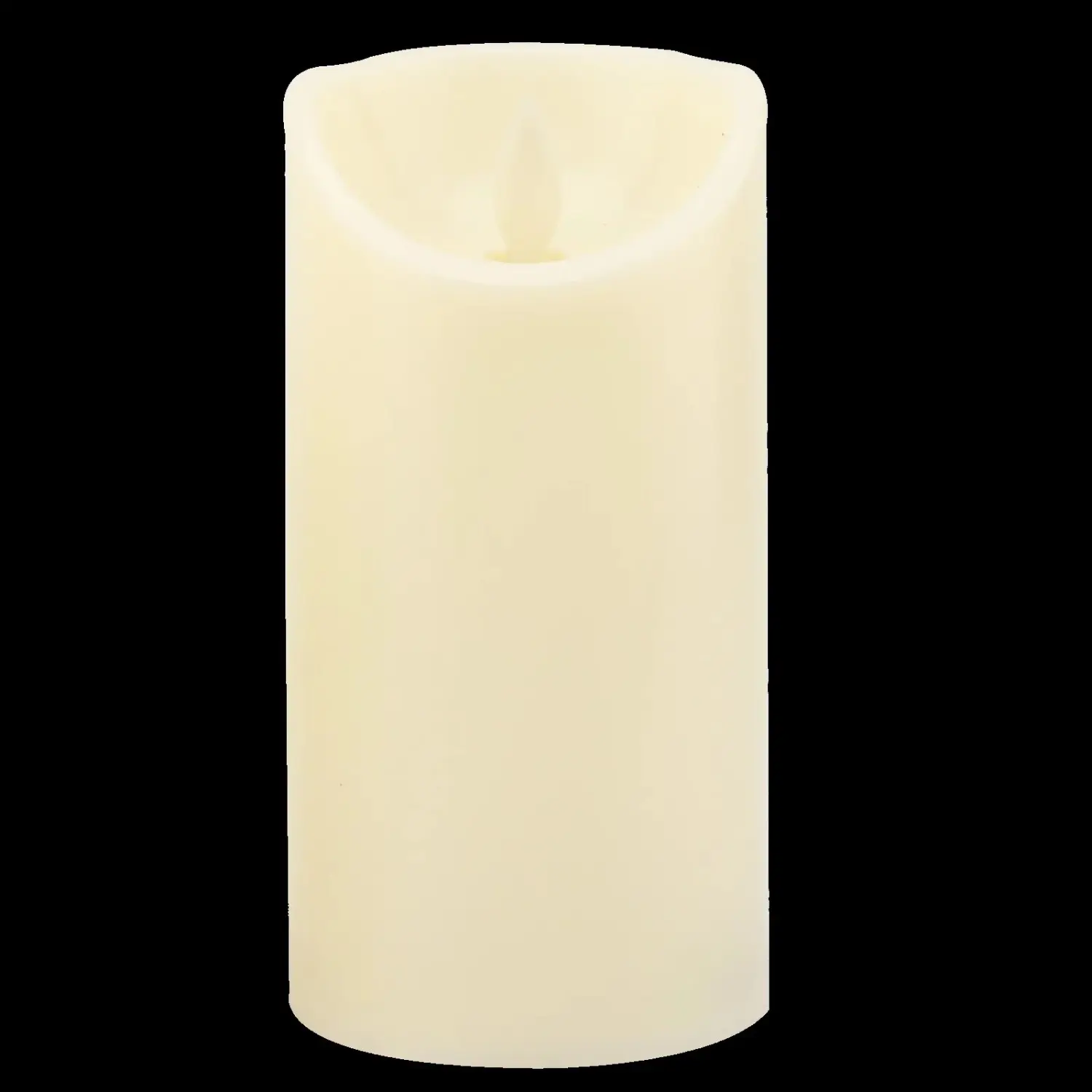 EURAKLES LED svíčka vanilková/bílý plamínek 150 x 75 mm, 1 ks