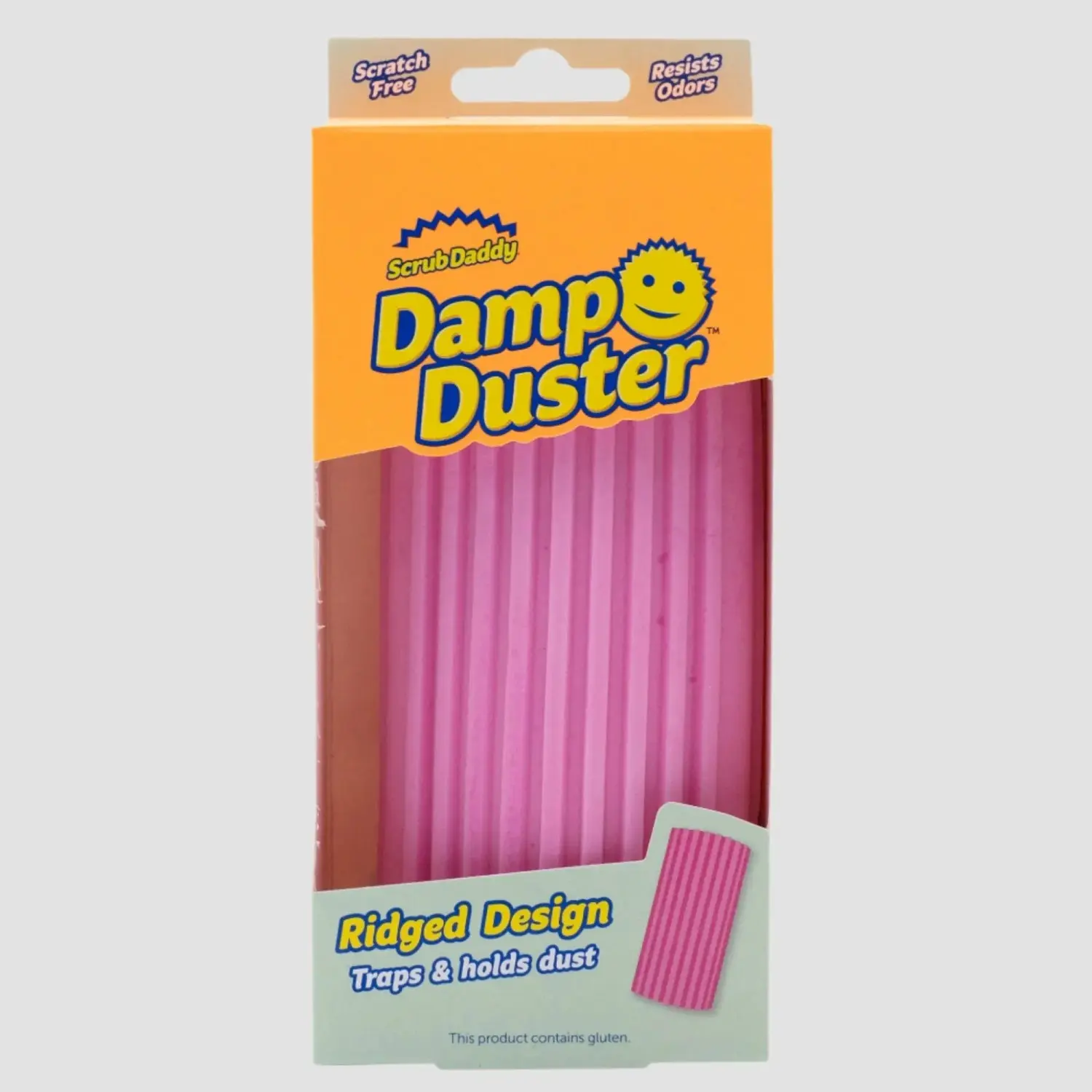 Scrub Daddy Houbička na utírání prachu Damp Duster, růžová