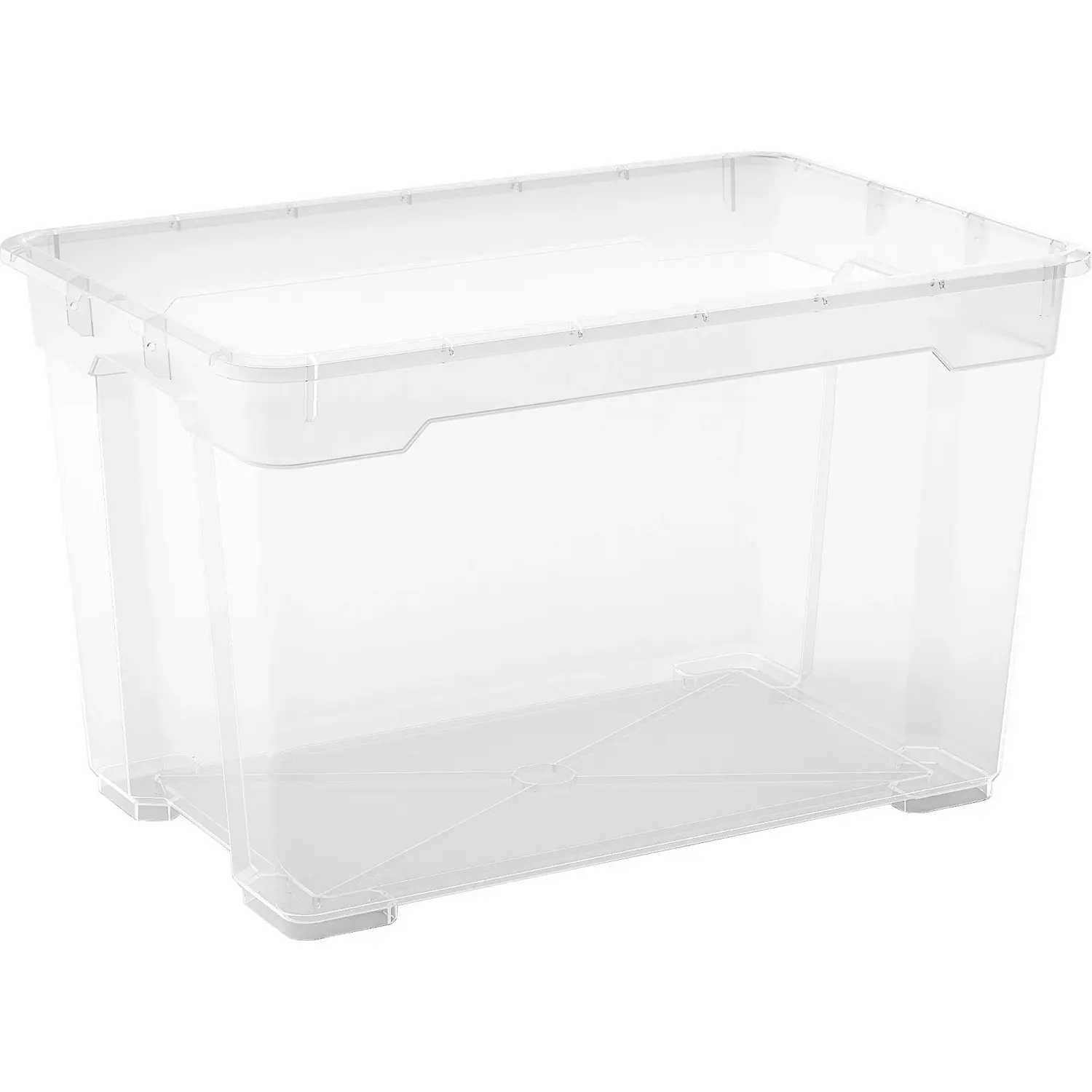 OBI Univerzální úložný box Santos XL, transparentní, 36 x 38 x 56,5 cm