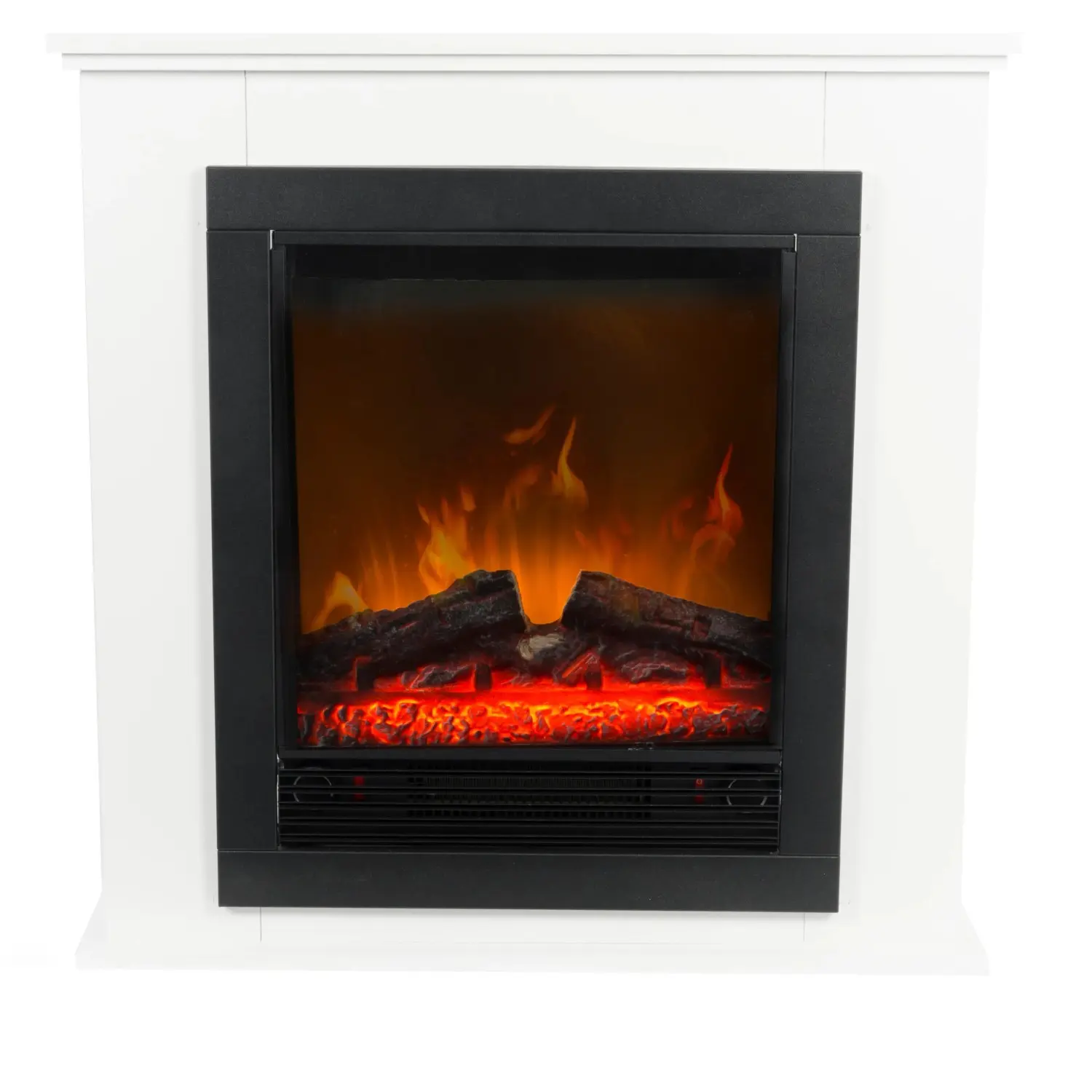 IGOTHERM Nástěnný elektrický krb Lugano s ventilátorem 1800 W, 70 x 71 x 22 cm
