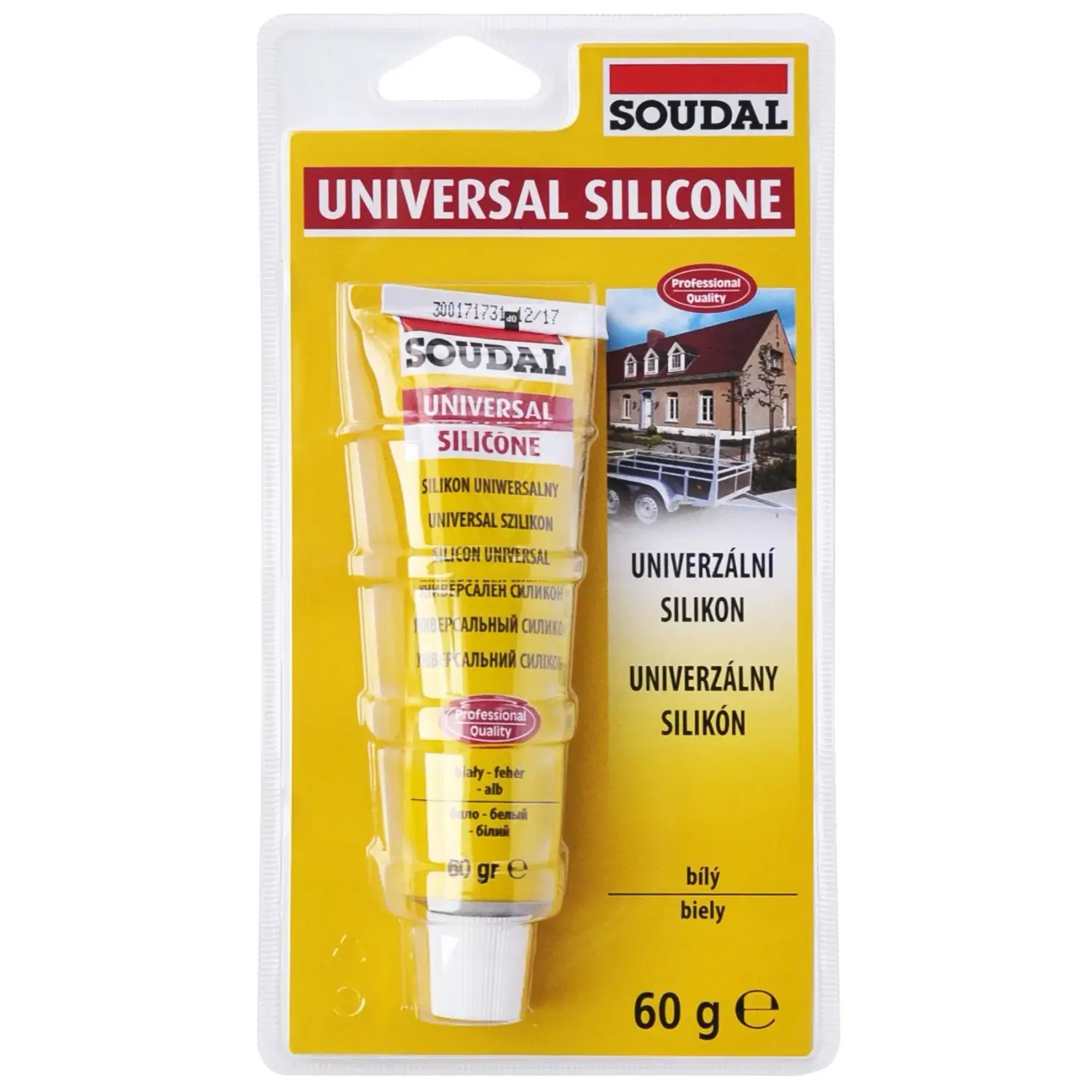 SOUDAL Univerzální silikon bílý 60 g