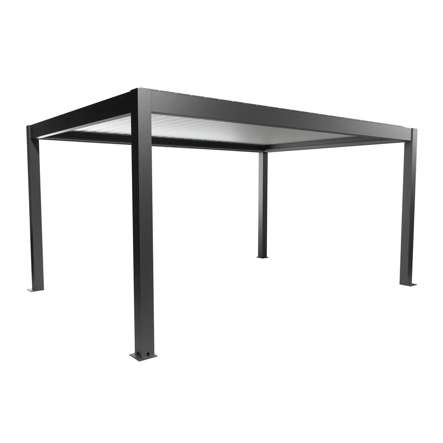 Biohort Pergola 5 x 3,5 tmavě šedá/stříbrná 515,5 x 367,5 cm