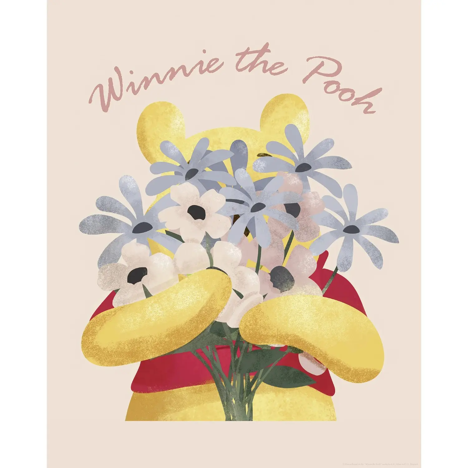 Komar Plakát Disney Winnie the Pooh Into The Blooms 40 x 50 cm