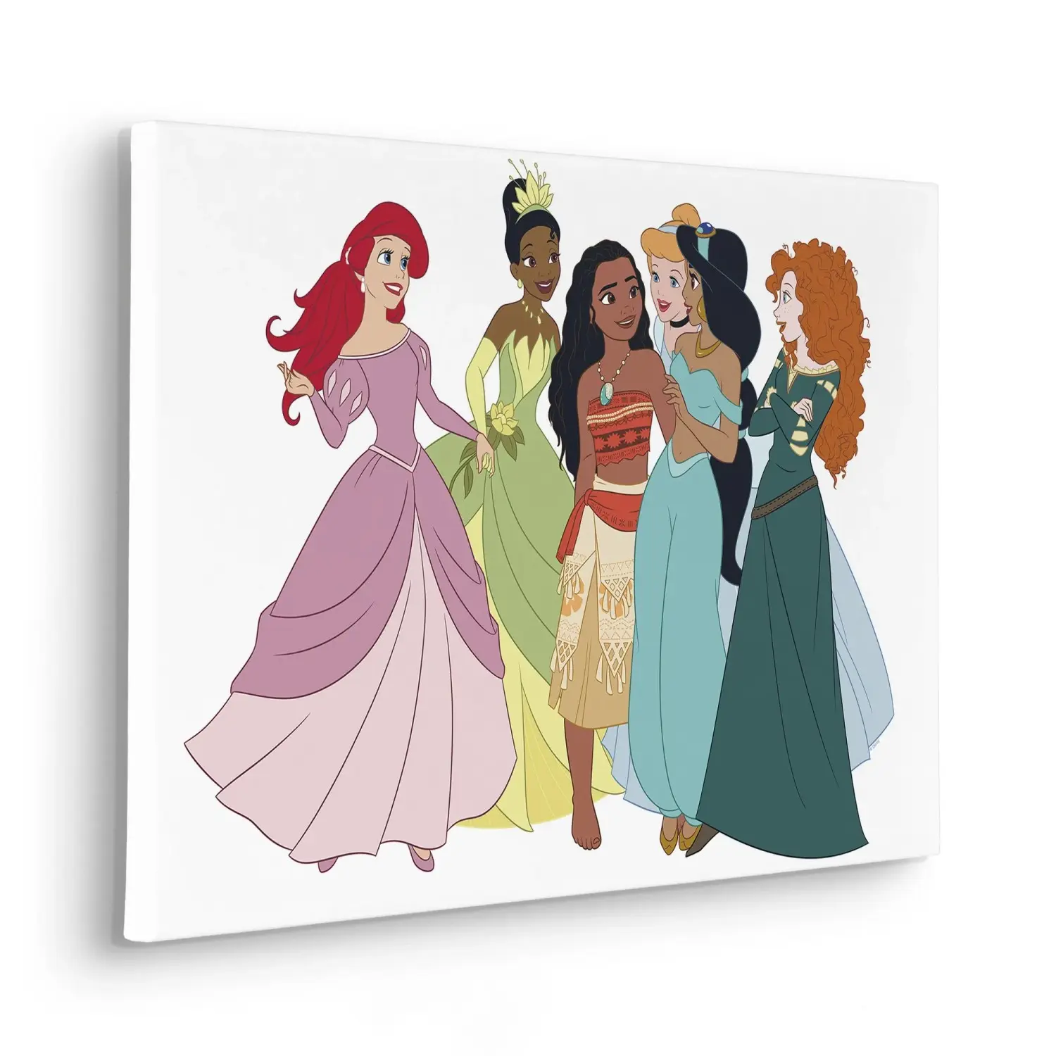 Komar Nástěnný obraz na rámu Disney Princesses Together 40 x 60 cm
