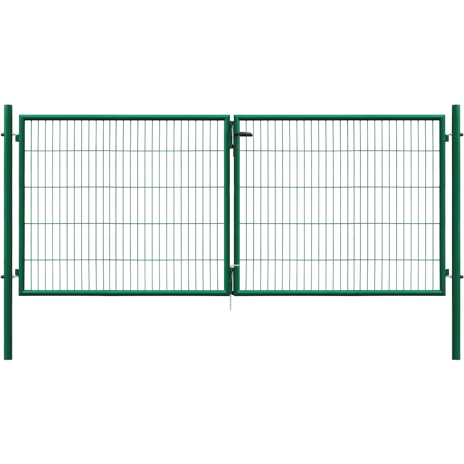 Floraworld Dvoukřídlá brána Classic jednoduchá výplň zelená 75 x 300 cm